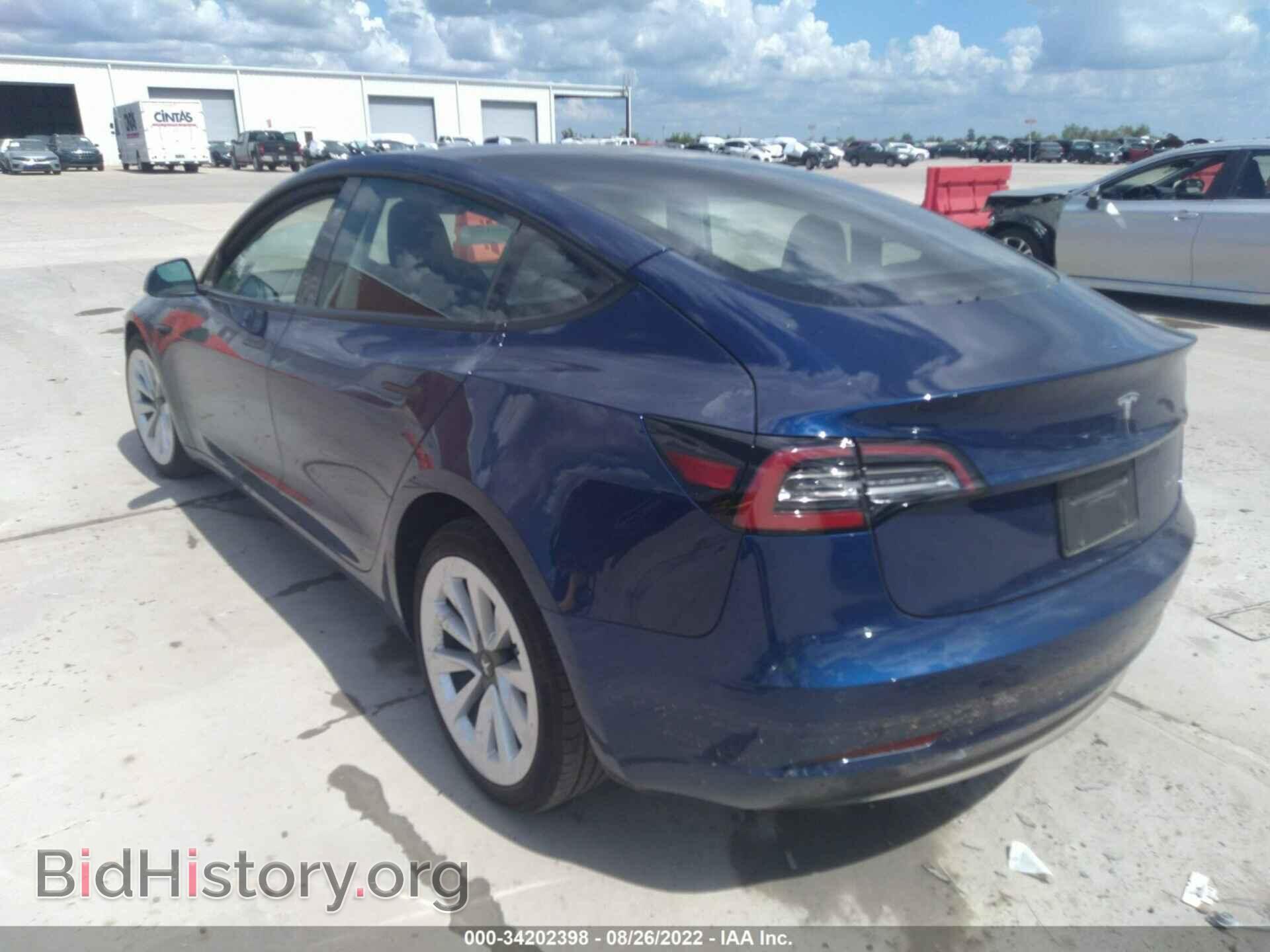 2022 TESLA MODEL 3 - VIN: 5YJ3E1EB5NF111540 - Фото 3