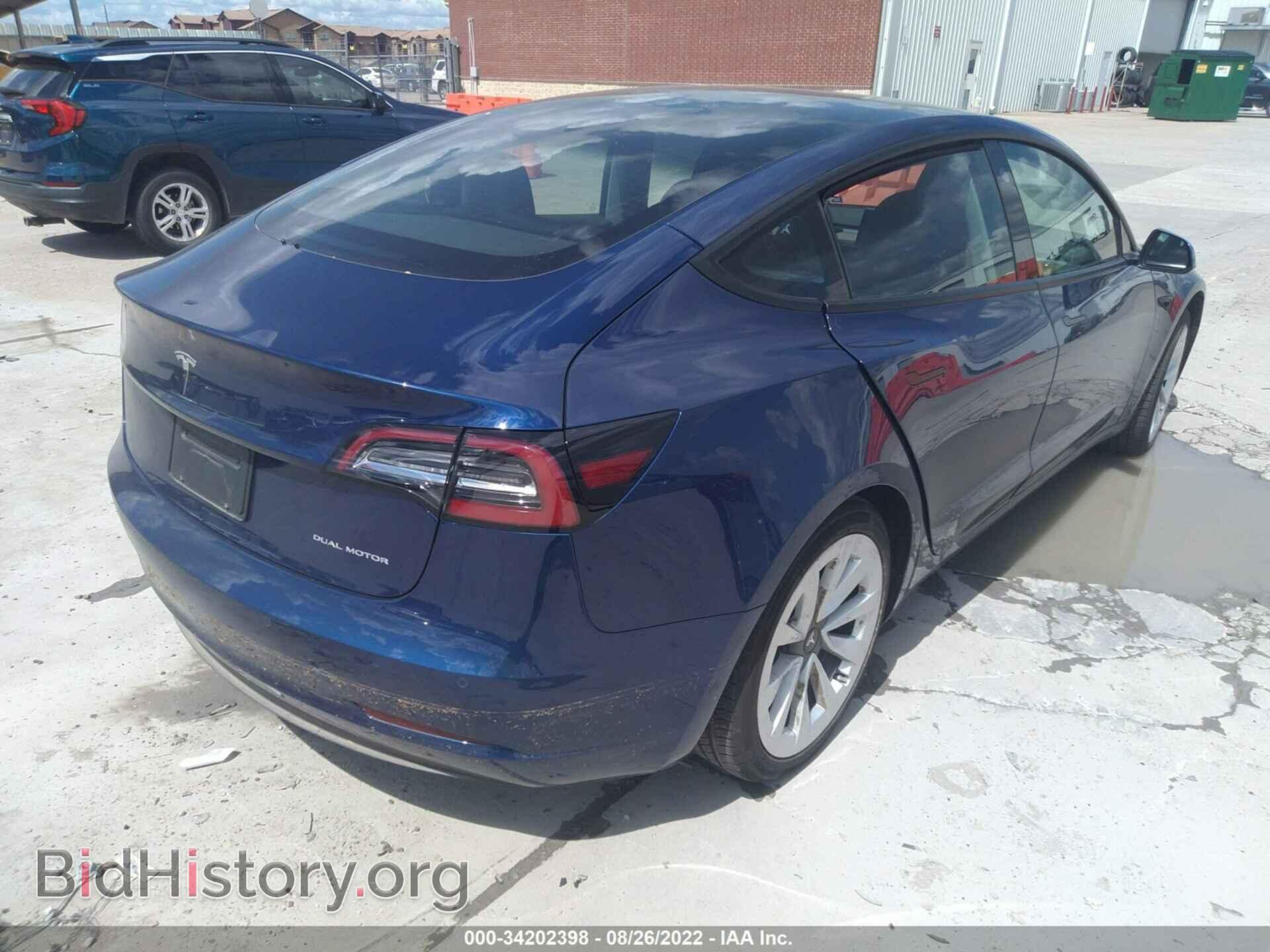 2022 TESLA MODEL 3 - VIN: 5YJ3E1EB5NF111540 - Фото 4