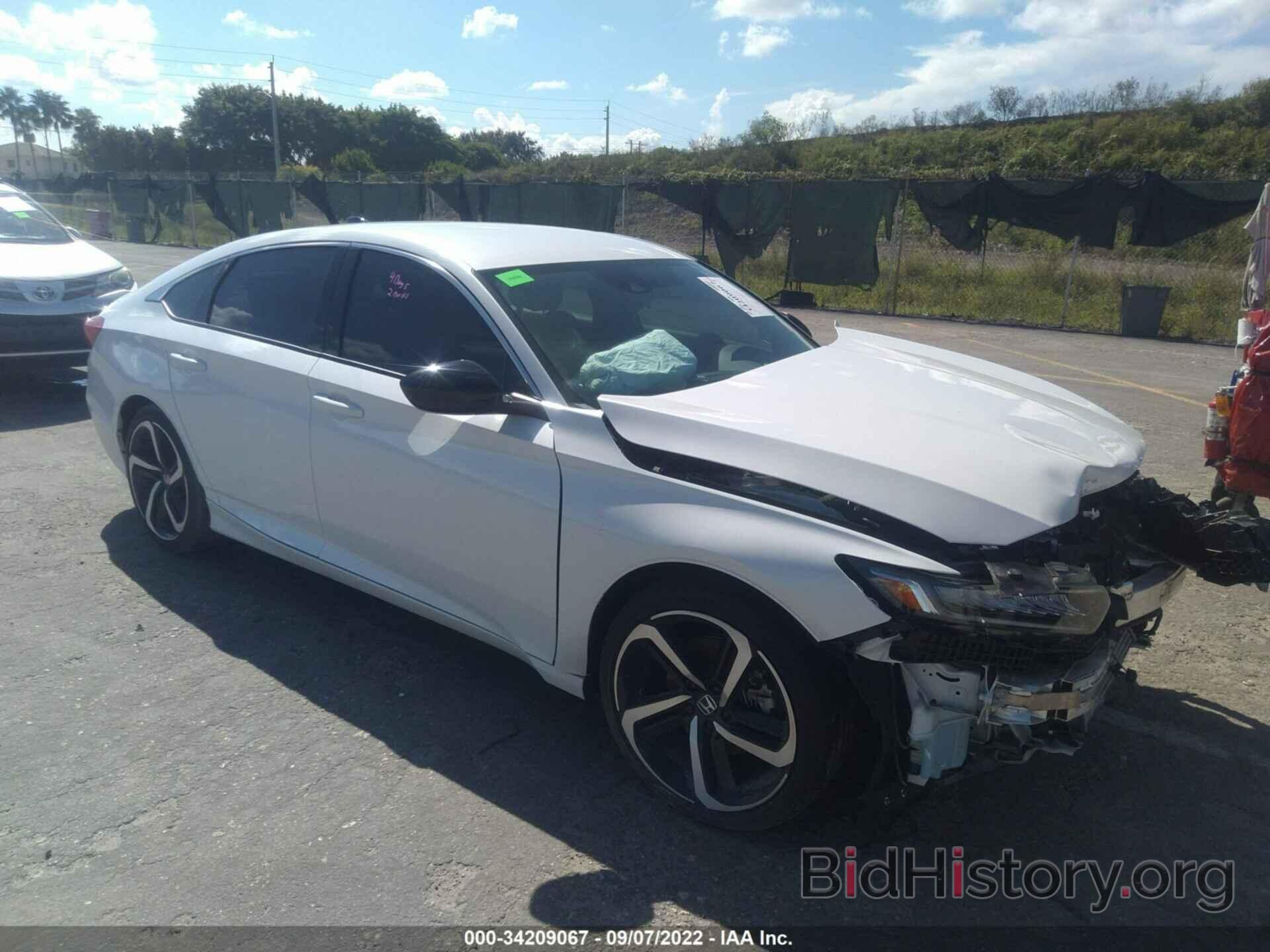 Photo 1HGCV1F34MA072942 - HONDA ACCORD SEDAN 2021