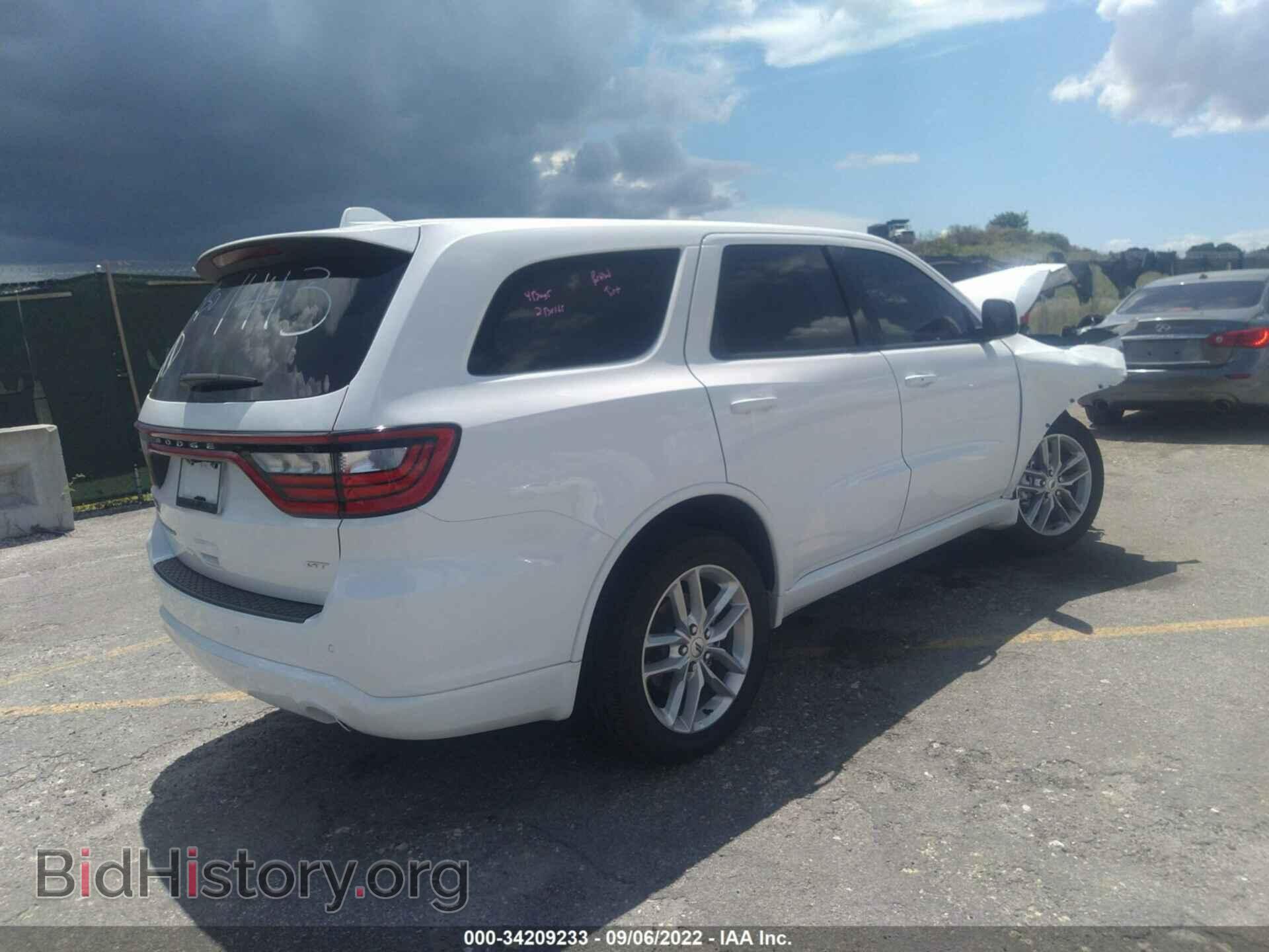 2022 DODGE DURANGO - VIN: 1C4RDHDG8NC131443 - Фото 4