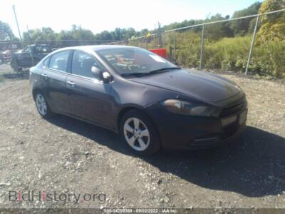 2015 Dodge DART SXT, gray — VIN 1C3CDFBB0FD404540, IAAI