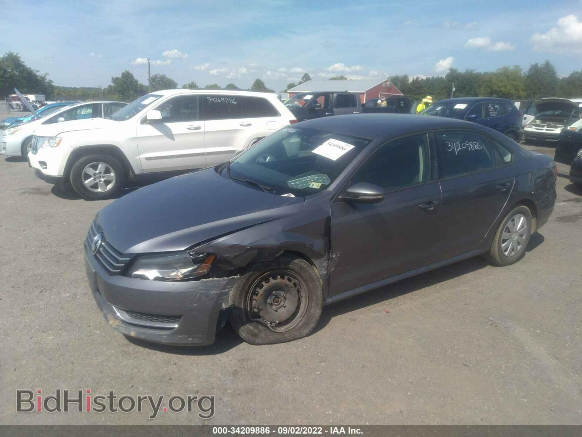 2012 VOLKSWAGEN PASSAT - VIN: 1VWAP7A30CC059177 - Фото 2