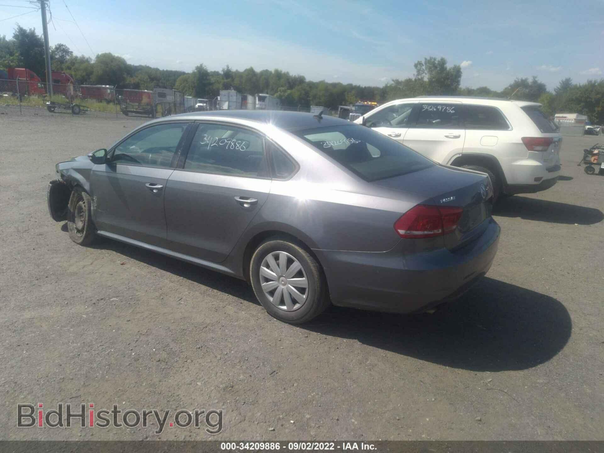 2012 VOLKSWAGEN PASSAT - VIN: 1VWAP7A30CC059177 - Фото 3