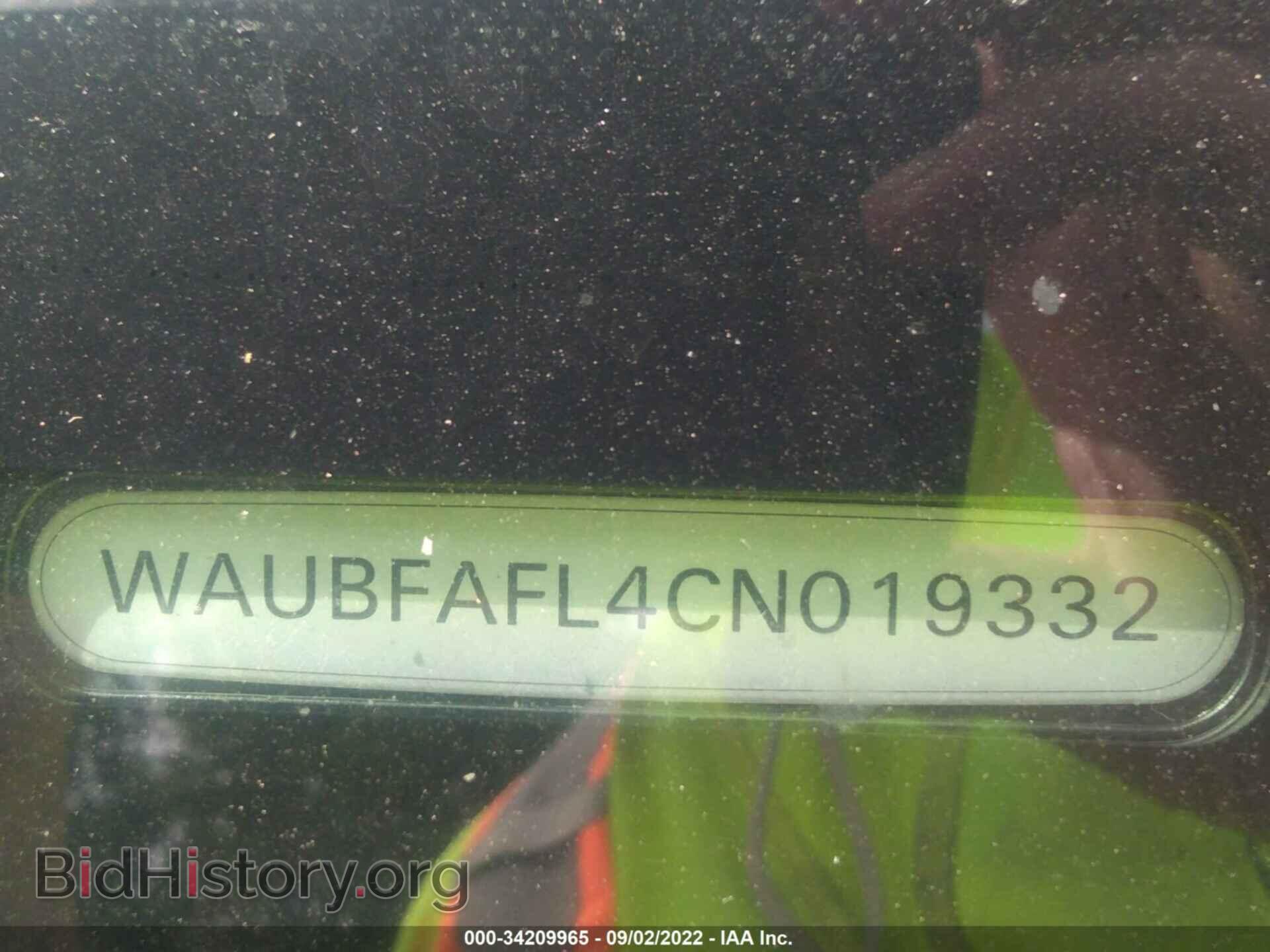 2012 AUDI A4 - VIN: WAUBFAFL4CN019332 - Фото 9