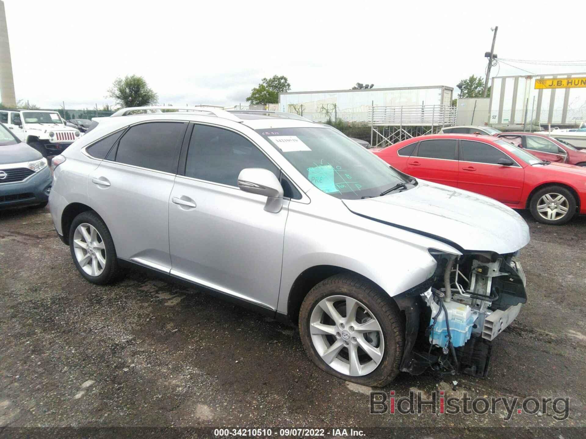 Фотография 2T2BK1BA4CC141416 - LEXUS RX 350 2012