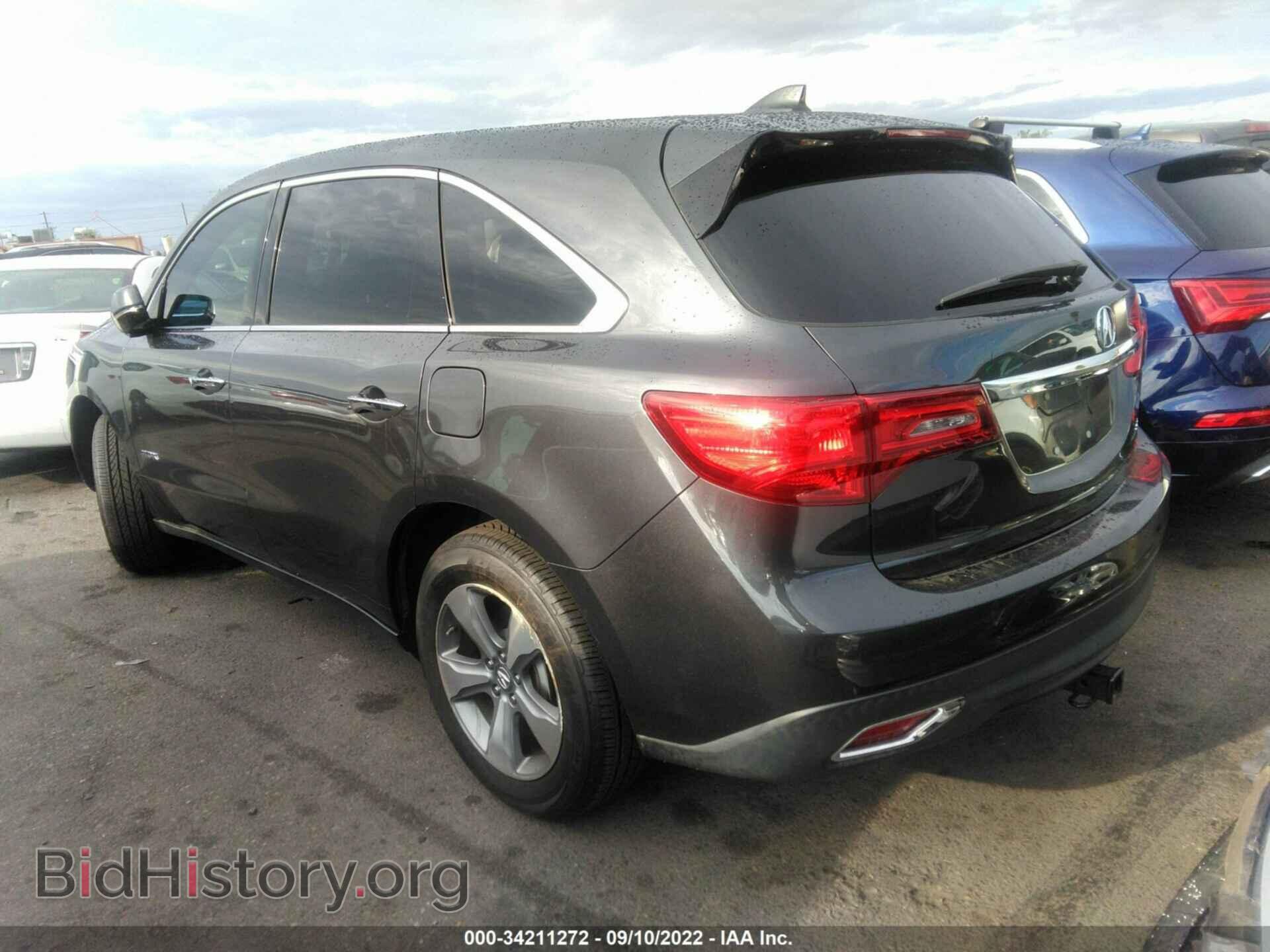 2014 ACURA MDX - VIN: 5FRYD4H29EB020467 - Фото 3