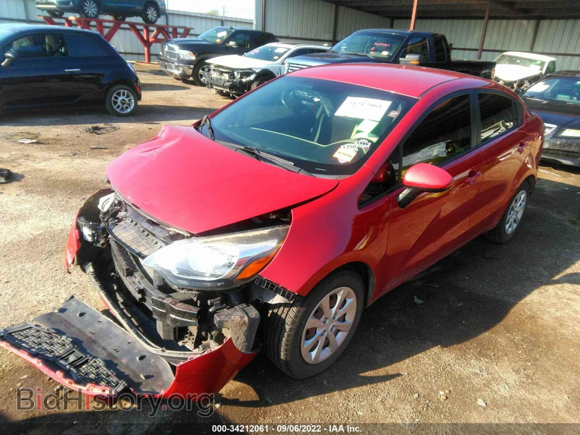 2015 KIA RIO - VIN: KNADM4A37F6452102 - Фото 2