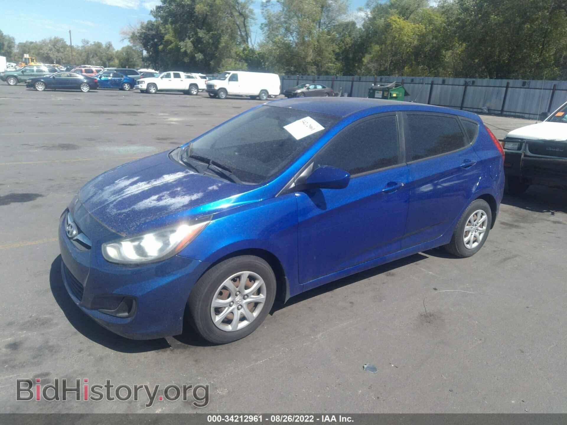2012 HYUNDAI ACCENT - VIN: KMHCT5AE8CU041187 - Фото 2