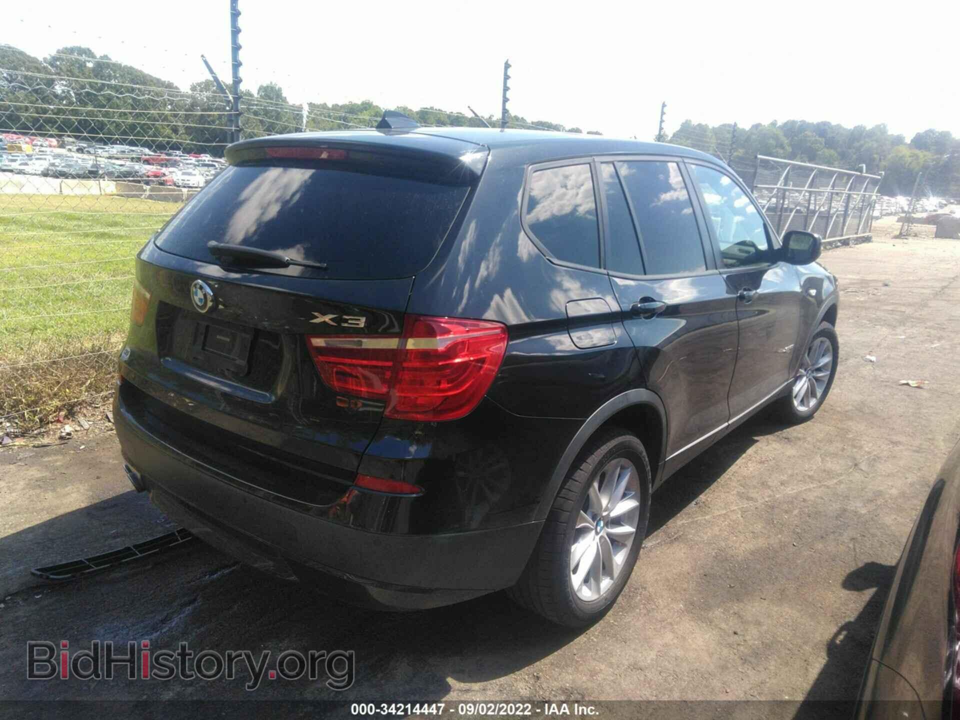2014 BMW X3 - VIN: 5UXWX9C58E0D38417 - Фото 4