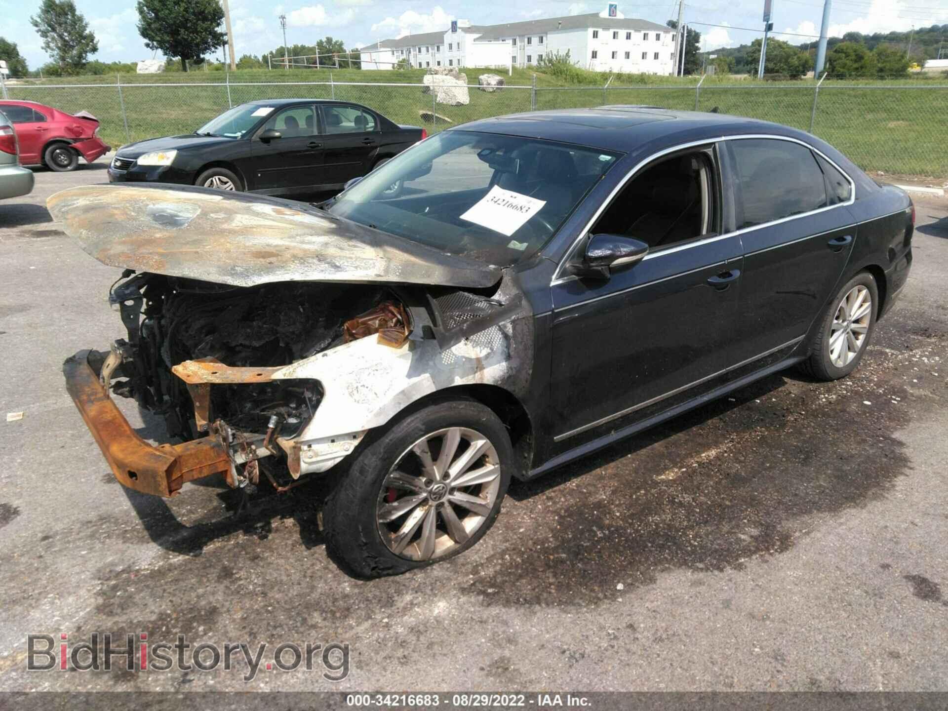 2012 VOLKSWAGEN PASSAT - VIN: 1VWCH7A38CC034016 - Фото 2