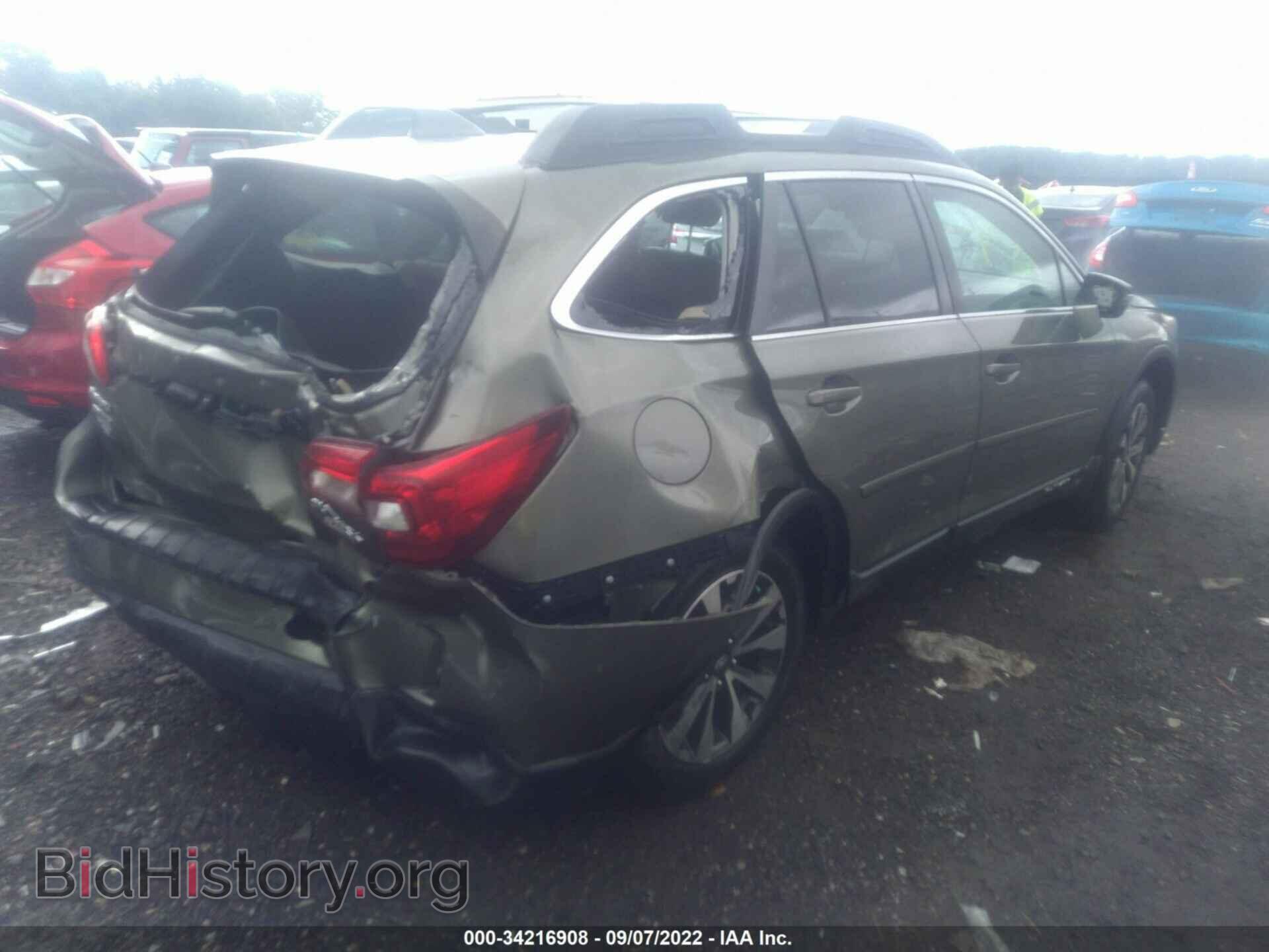 2016 SUBARU OUTBACK - VIN: 4S4BSANC2G3350178 - Фото 4