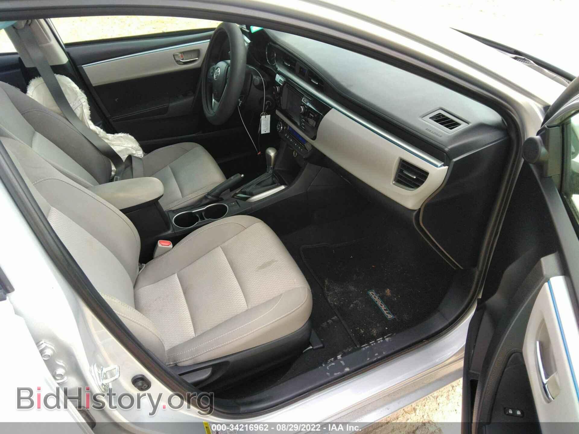 2014 TOYOTA COROLLA - VIN: 2T1BURHE7EC204907 - Фото 5