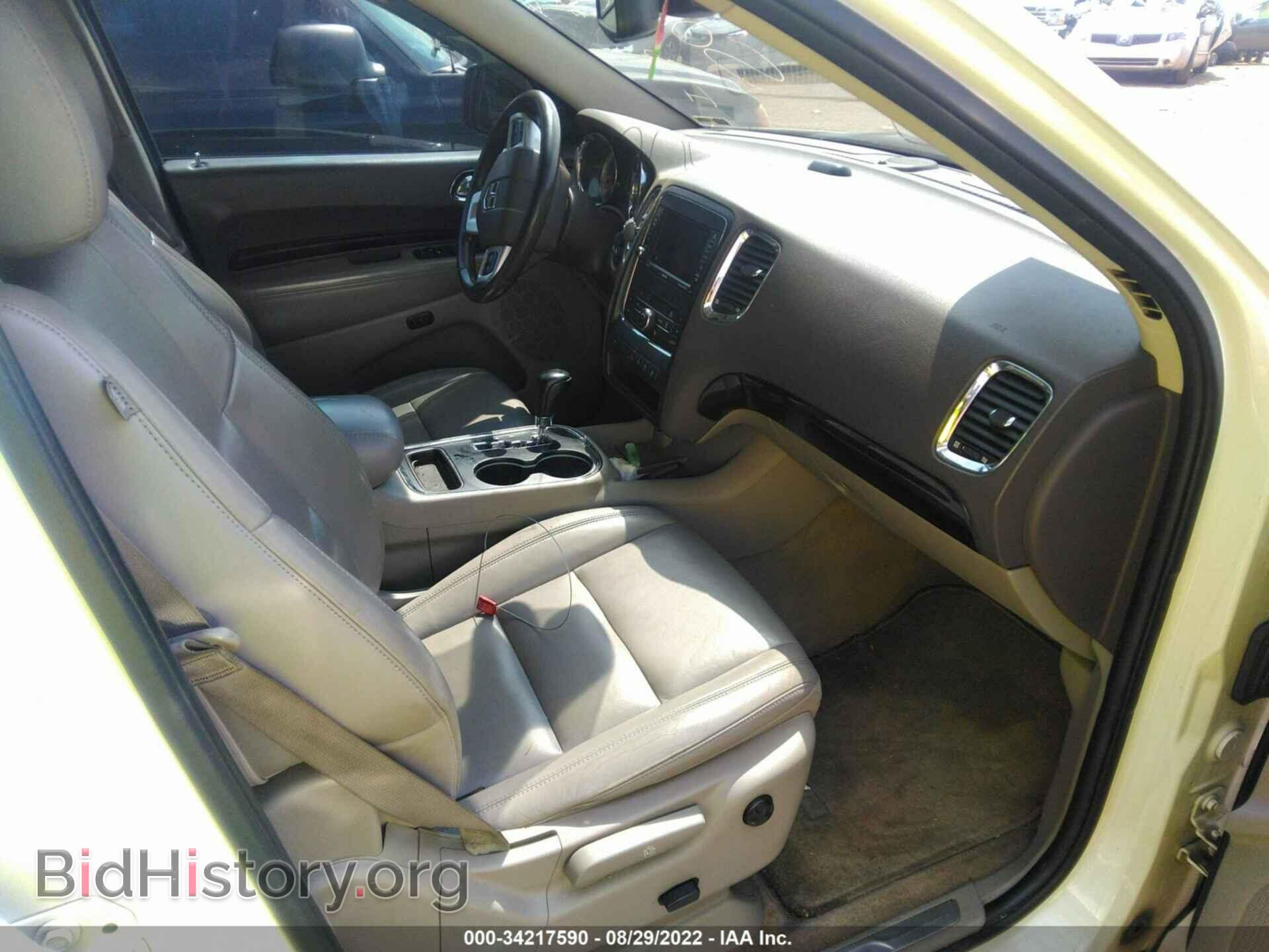 2012 DODGE DURANGO - VIN: 1C4RDJDG1CC217598 - Фото 5