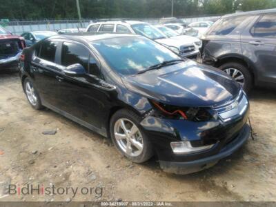 2012 Chevrolet VOLT, черный — VIN 1G1RD6E48CU101934, IAAI
