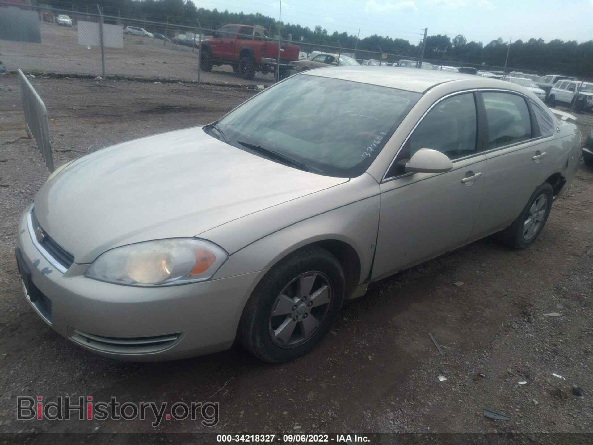 2008 CHEVROLET IMPALA - VIN: 2G1WT58K181327603 - Фото 2