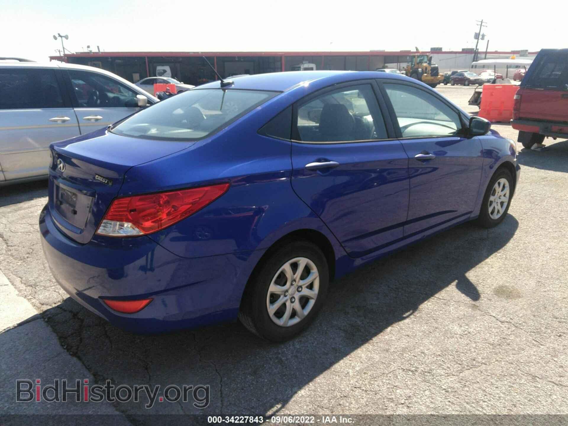 2013 HYUNDAI ACCENT - VIN: KMHCT4AE3DU499408 - Фото 4