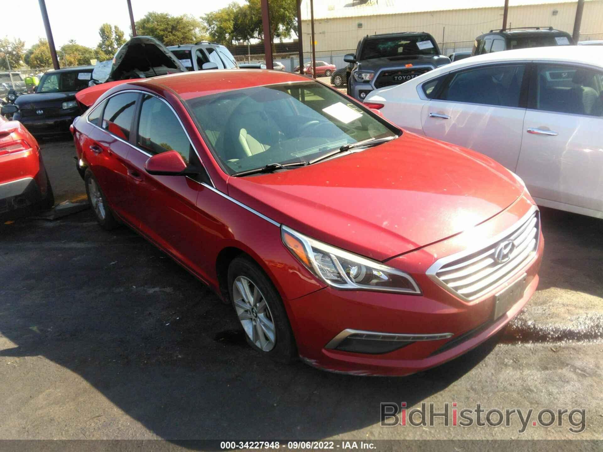 Photo 5NPE24AF0FH173040 - HYUNDAI SONATA 2015