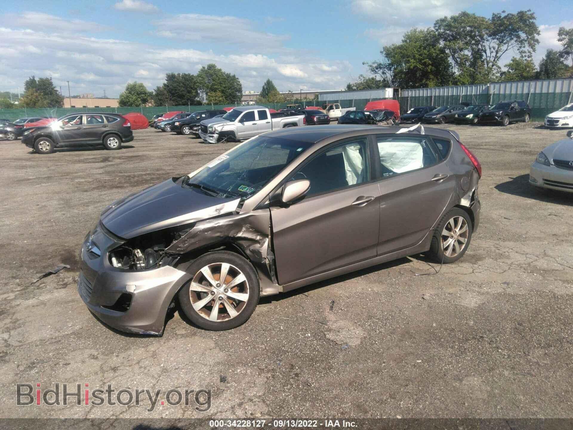 2014 HYUNDAI ACCENT - VIN: KMHCU5AE9EU175660 - Фото 2