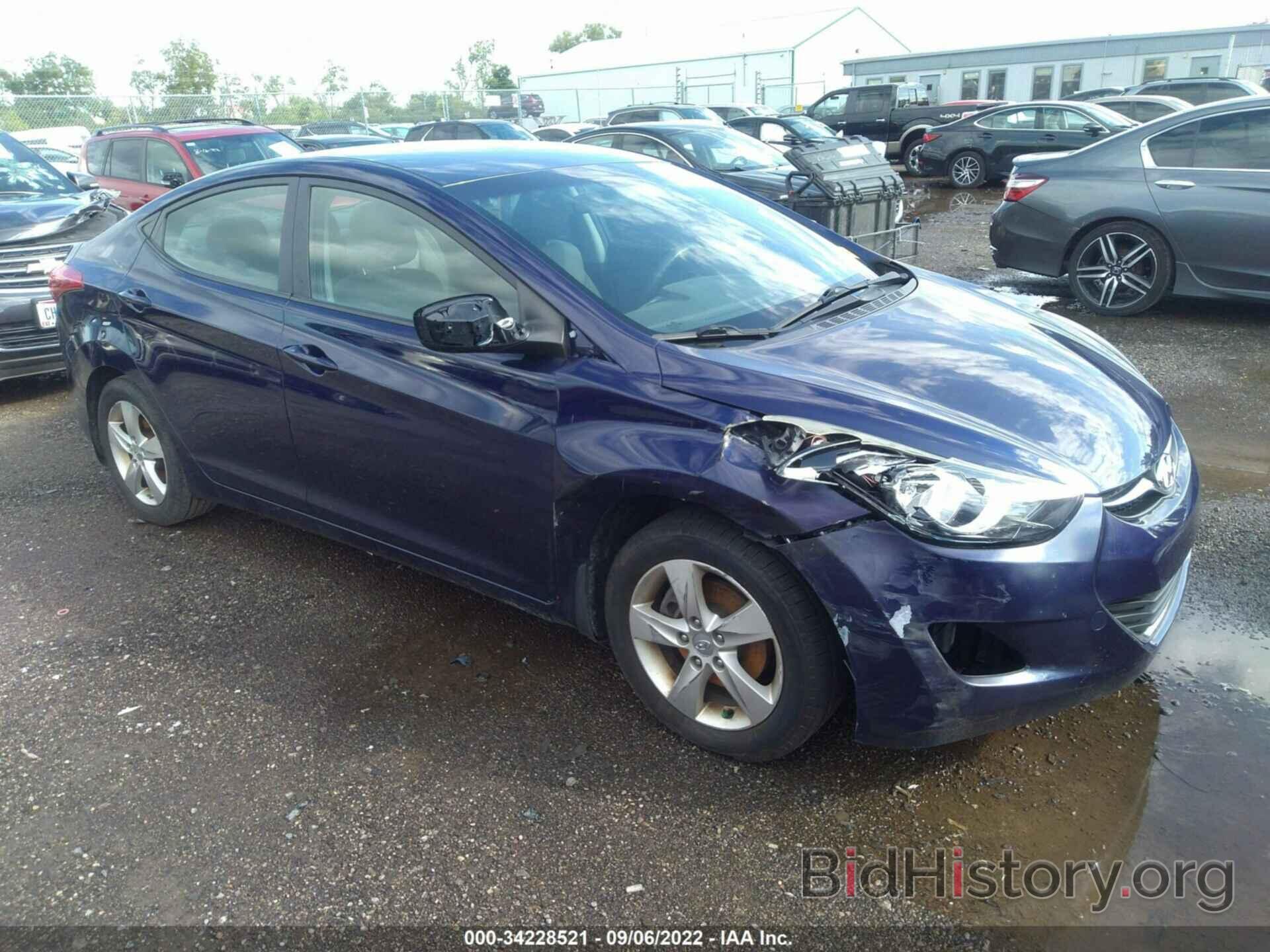 Photo 5NPDH4AE8CH142213 - HYUNDAI ELANTRA 2012