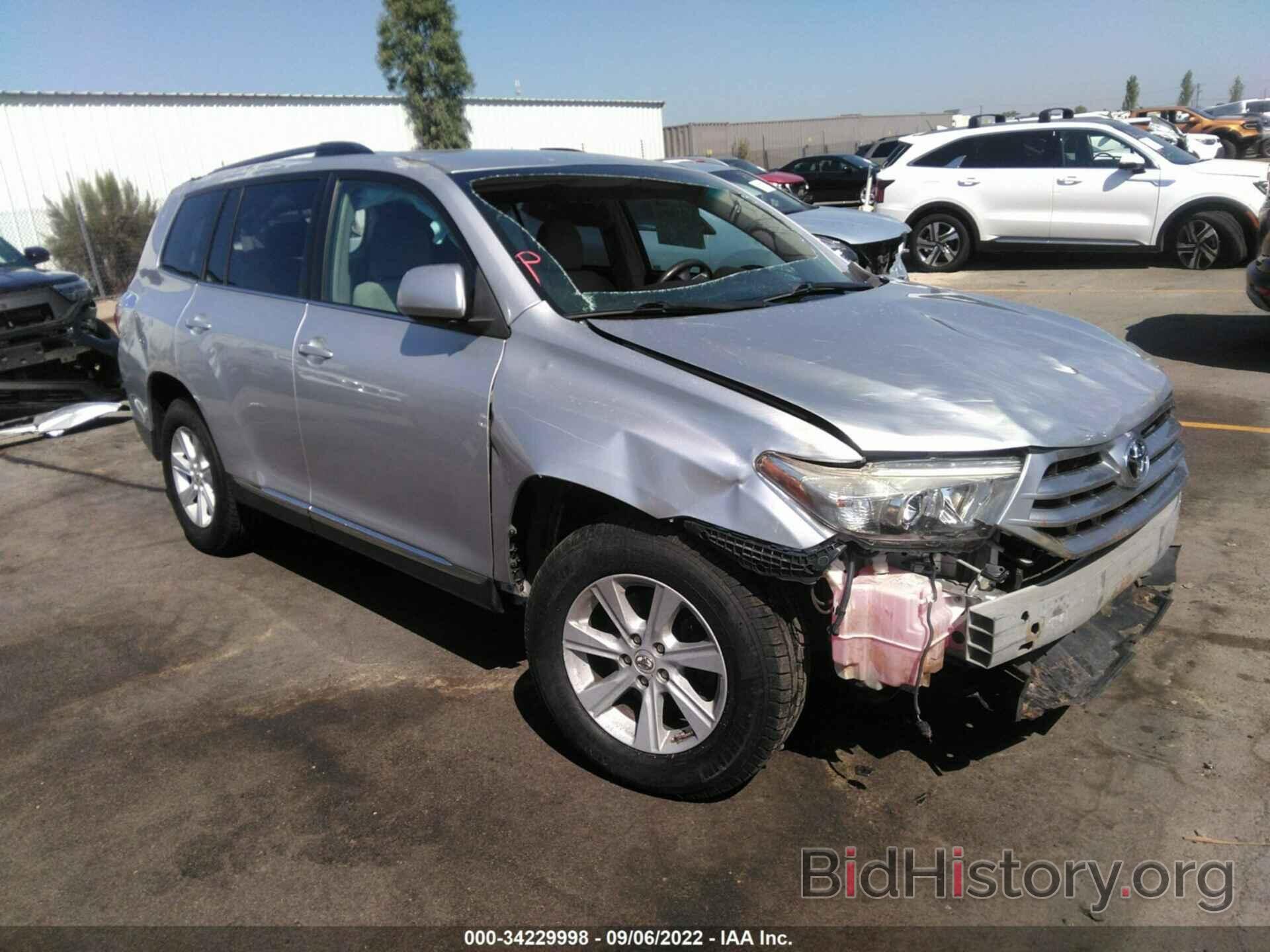 Фотография 5TDZK3EH0DS102404 - TOYOTA HIGHLANDER 2013