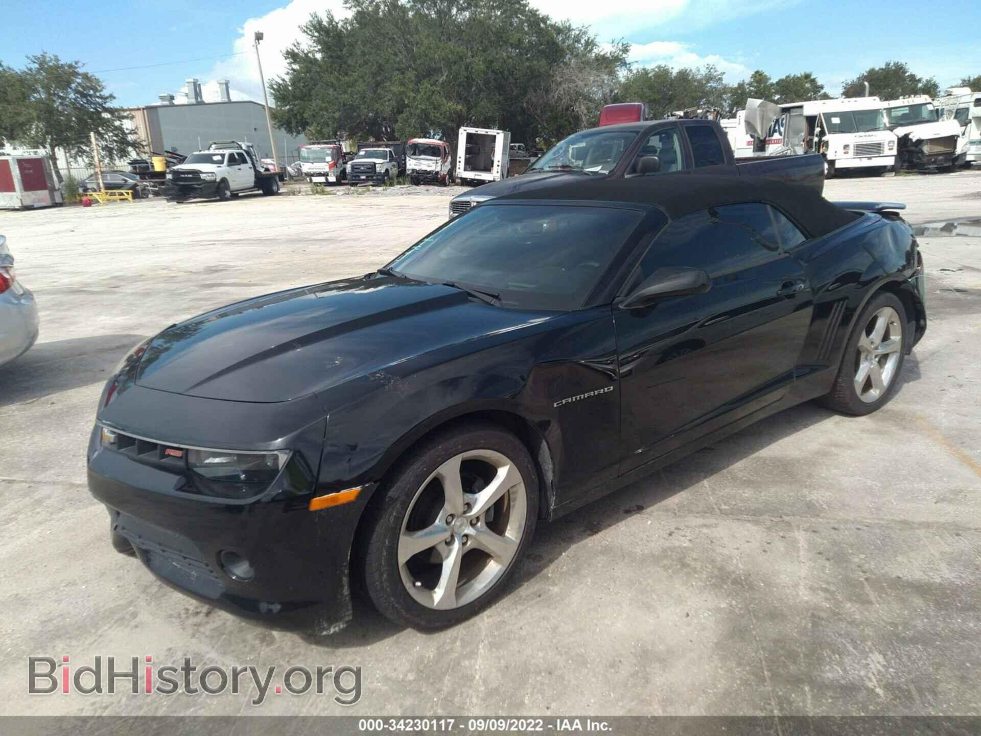 2014 CHEVROLET CAMARO - VIN: 2G1FC3D35E9324140 - Фото 2