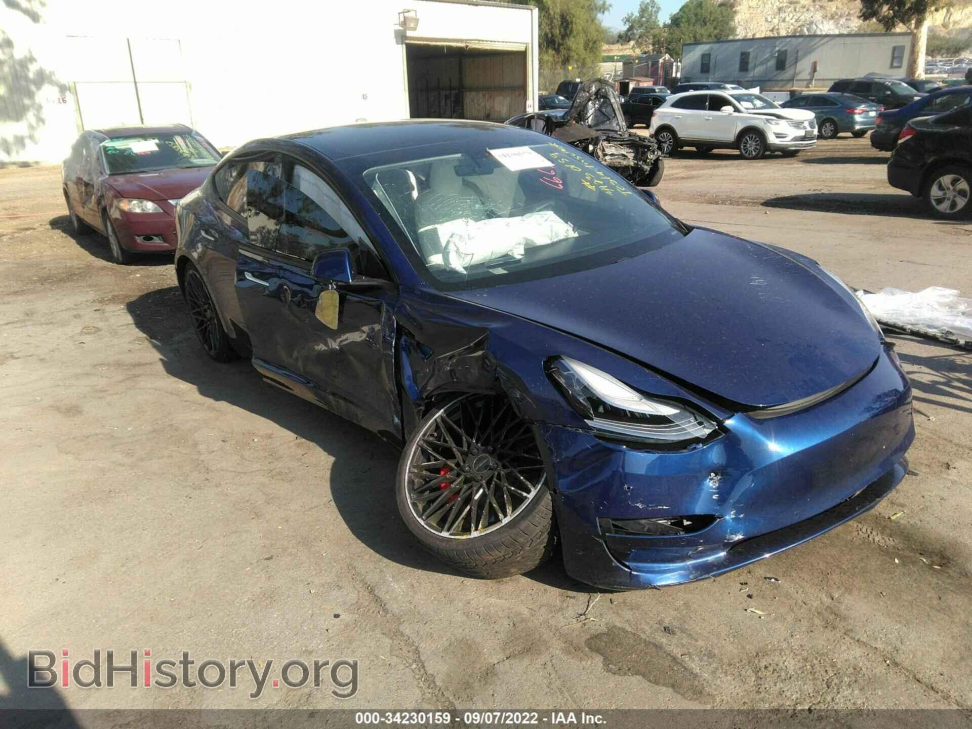 Фотография 5YJ3E1EC0LF796469 - TESLA MODEL 3 2020