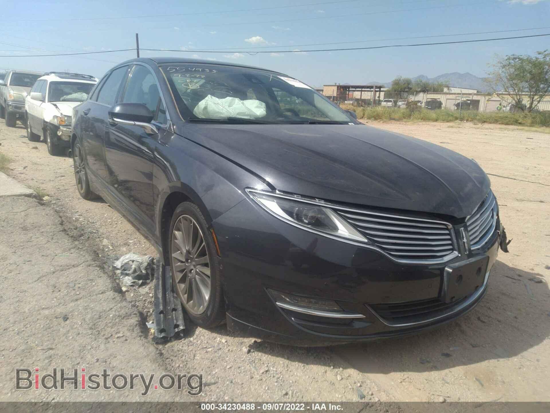 Фотография 3LN6L2J98DR816238 - LINCOLN MKZ 2013