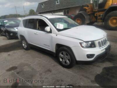 2017 Jeep COMPASS Latitude, белый — VIN 1C4NJCEA9HD115903, IAAI