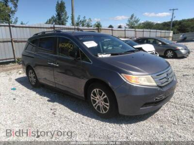 2012 Honda ODYSSEY EX-L, light blue — VIN 5FNRL5H63CB094451, IAAI