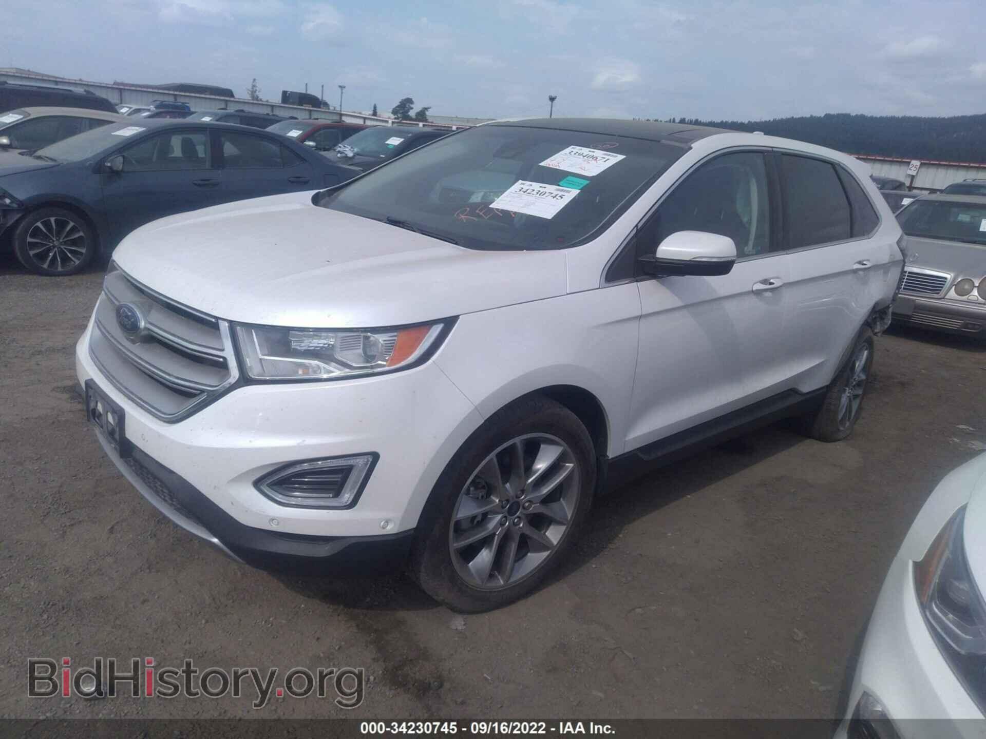 2015 FORD EDGE - VIN: 2FMPK4K91FBB13177 - Photo 2