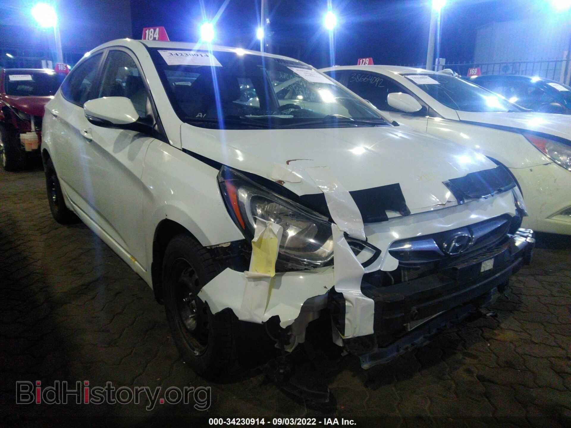 Photo 00HCU4AE6CU076902 - HYUNDAI ACCENT 2012