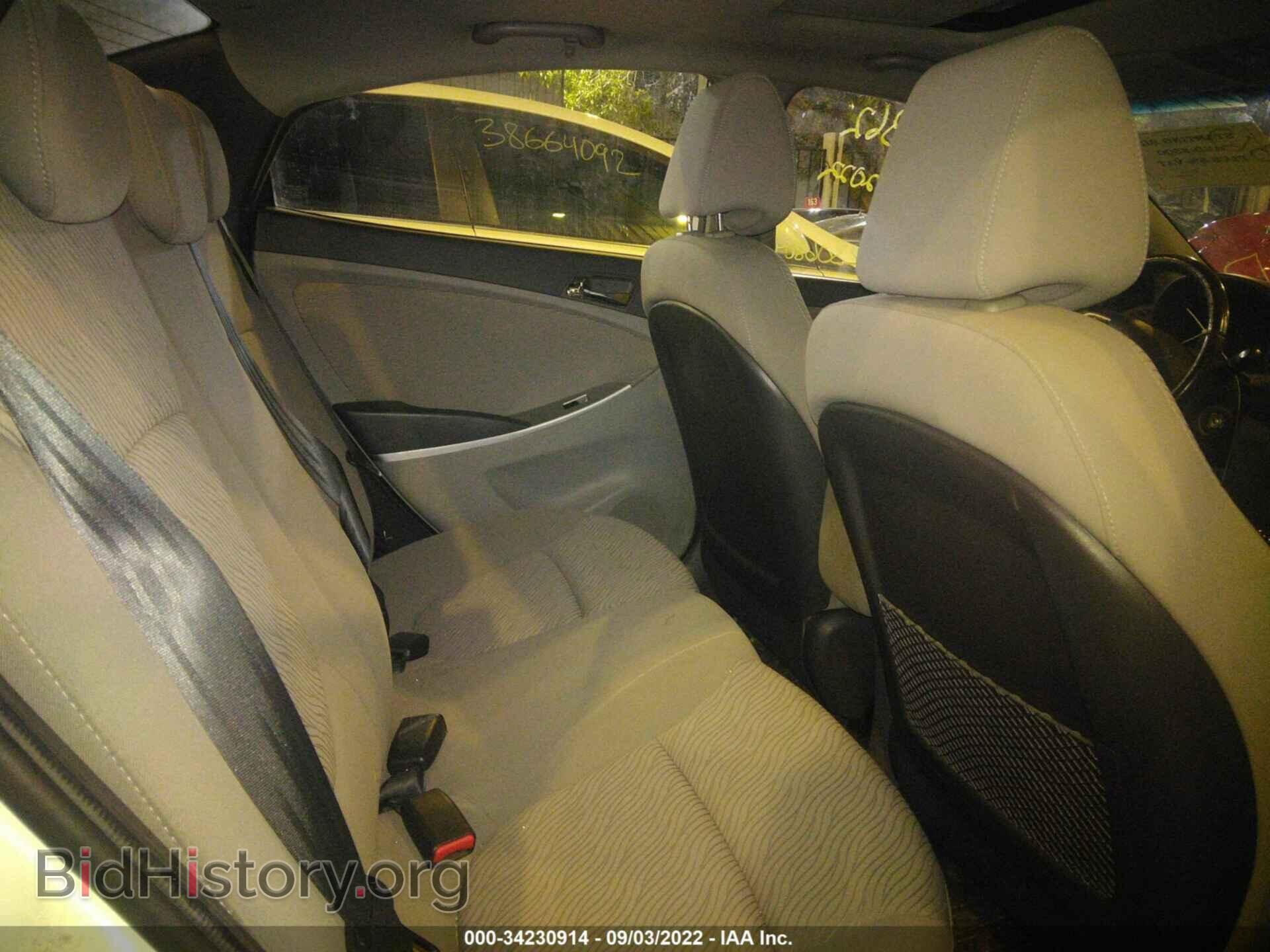 2012 HYUNDAI ACCENT - VIN: 00HCU4AE6CU076902 - Фото 8