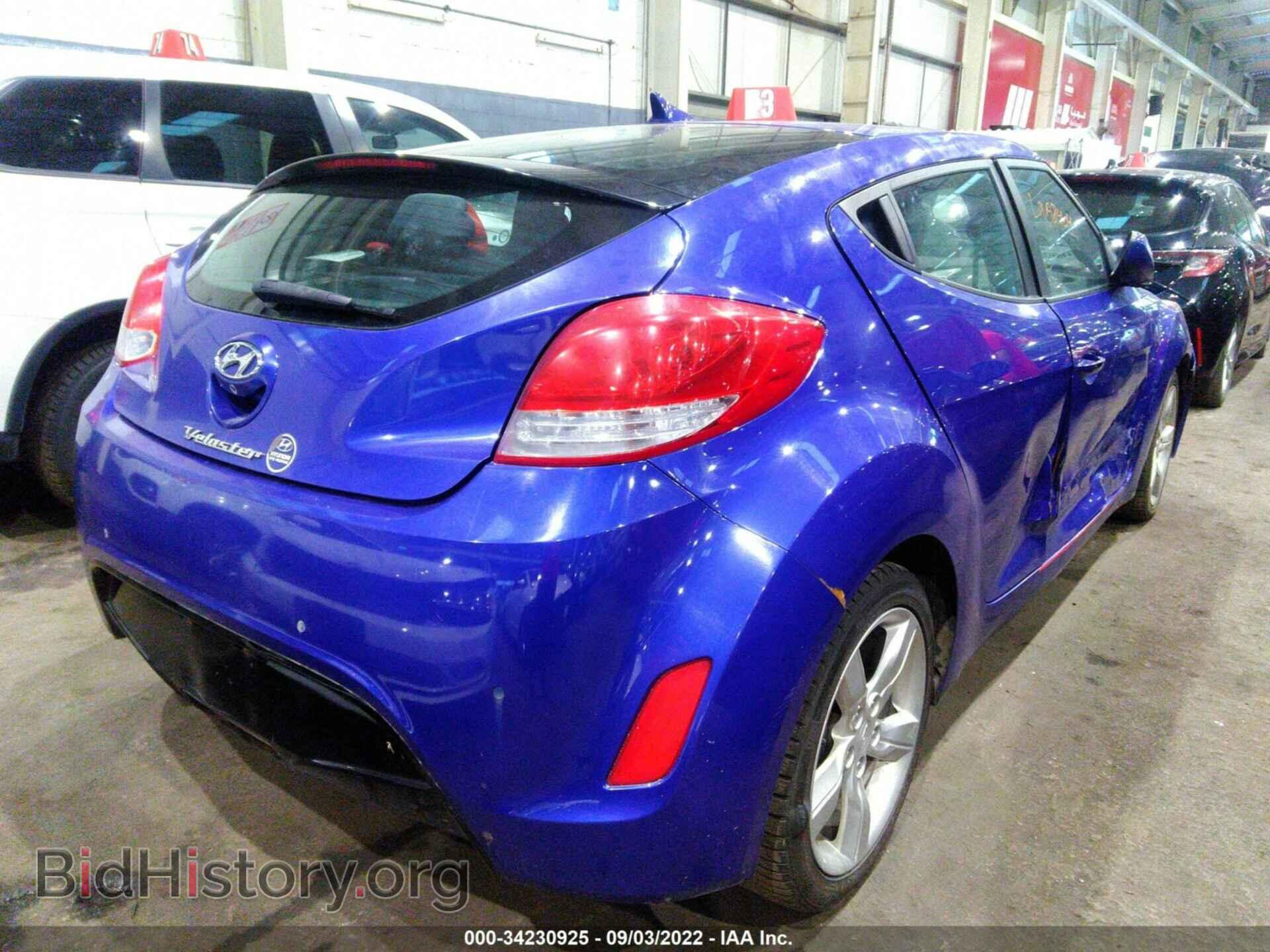 2013 HYUNDAI VELOSTER - VIN: 00HTC6AD6DU155171 - Фото 4