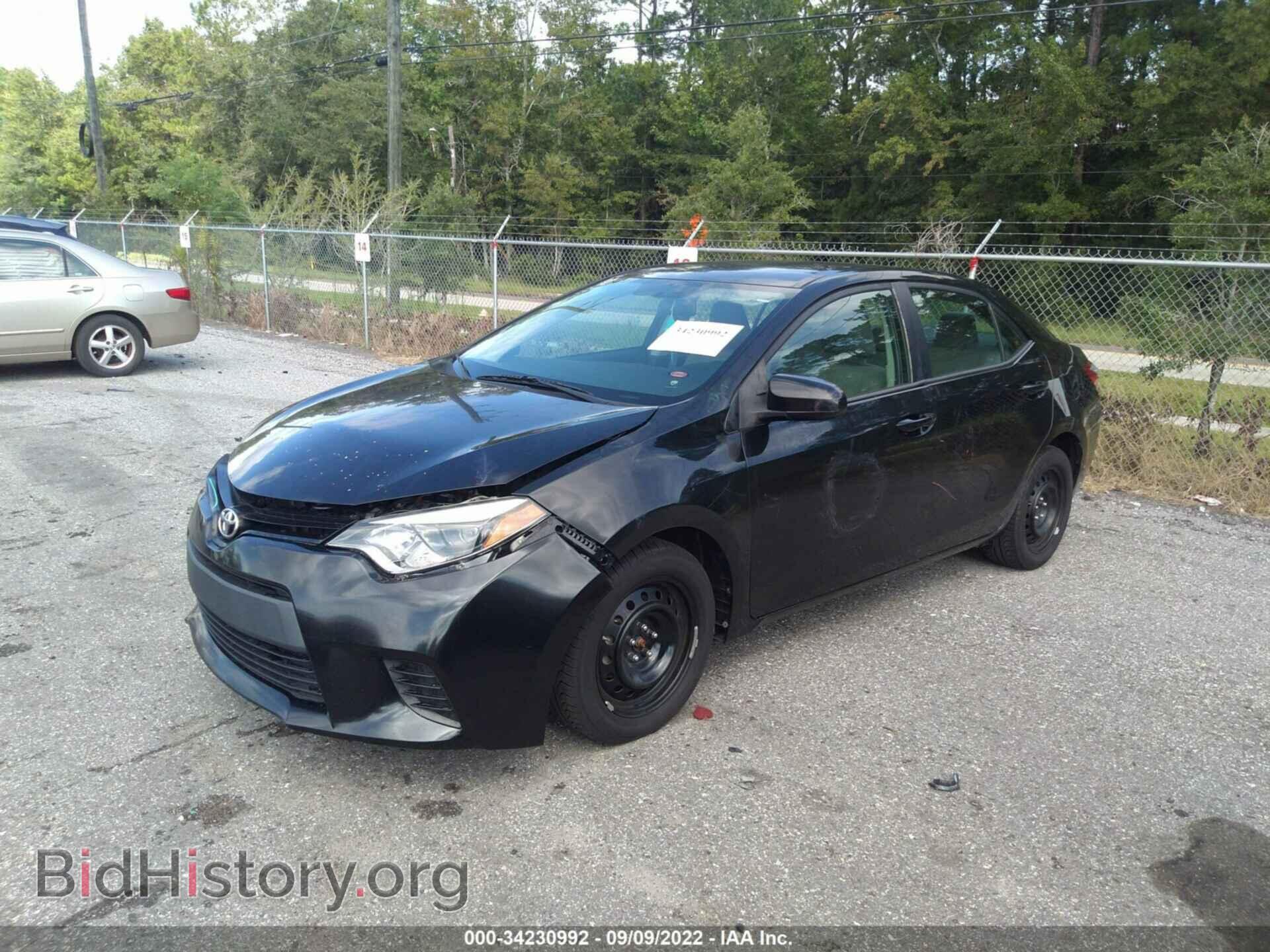 2014 TOYOTA COROLLA - VIN: 2T1BURHE5EC096044 - Фото 2