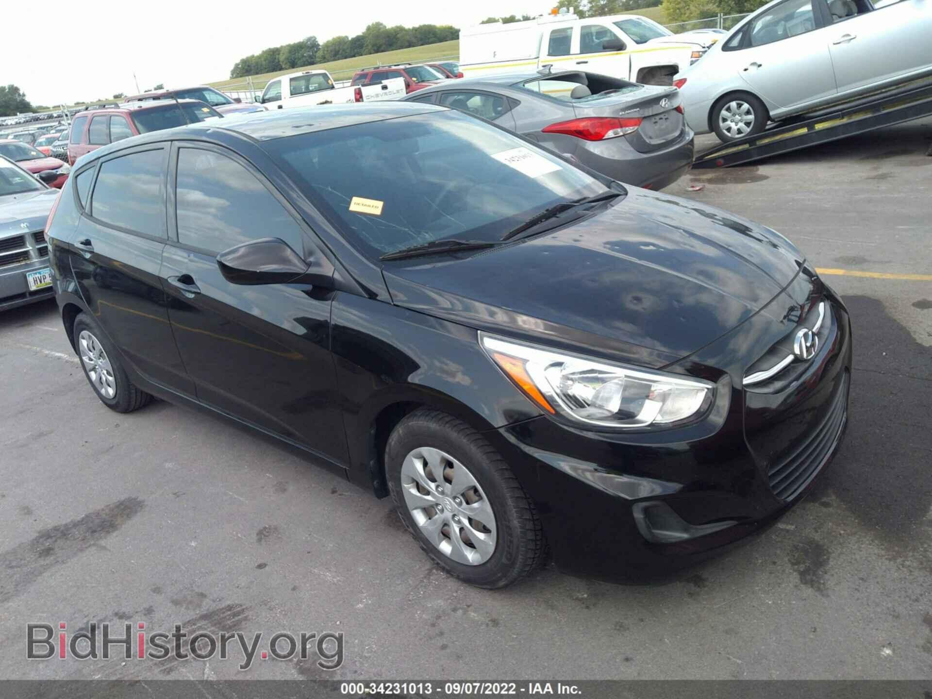 Photo KMHCT5AEXGU276020 - HYUNDAI ACCENT 2016
