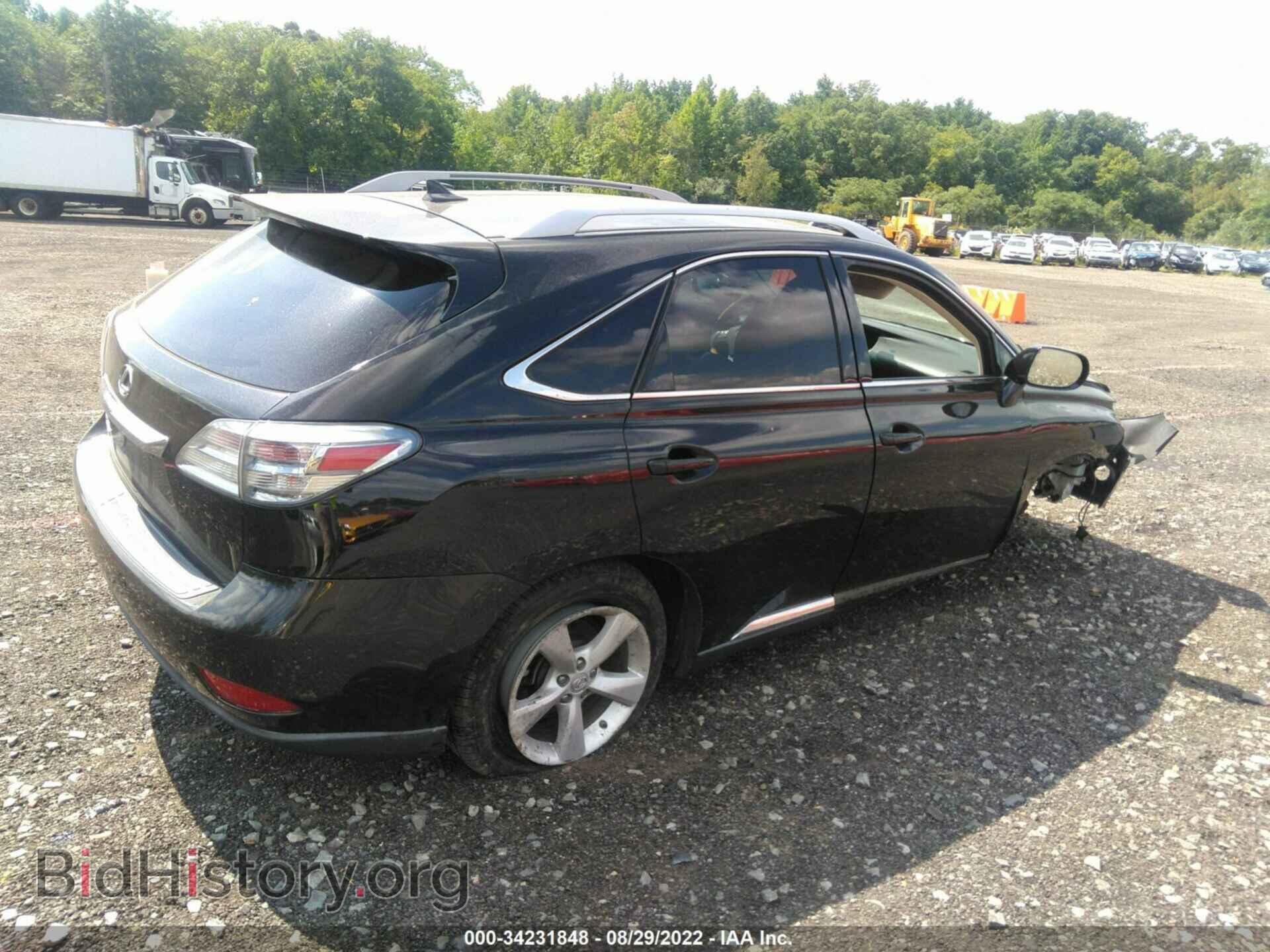 2012 LEXUS RX 350 - VIN: 2T2BK1BA4CC147328 - Фото 4