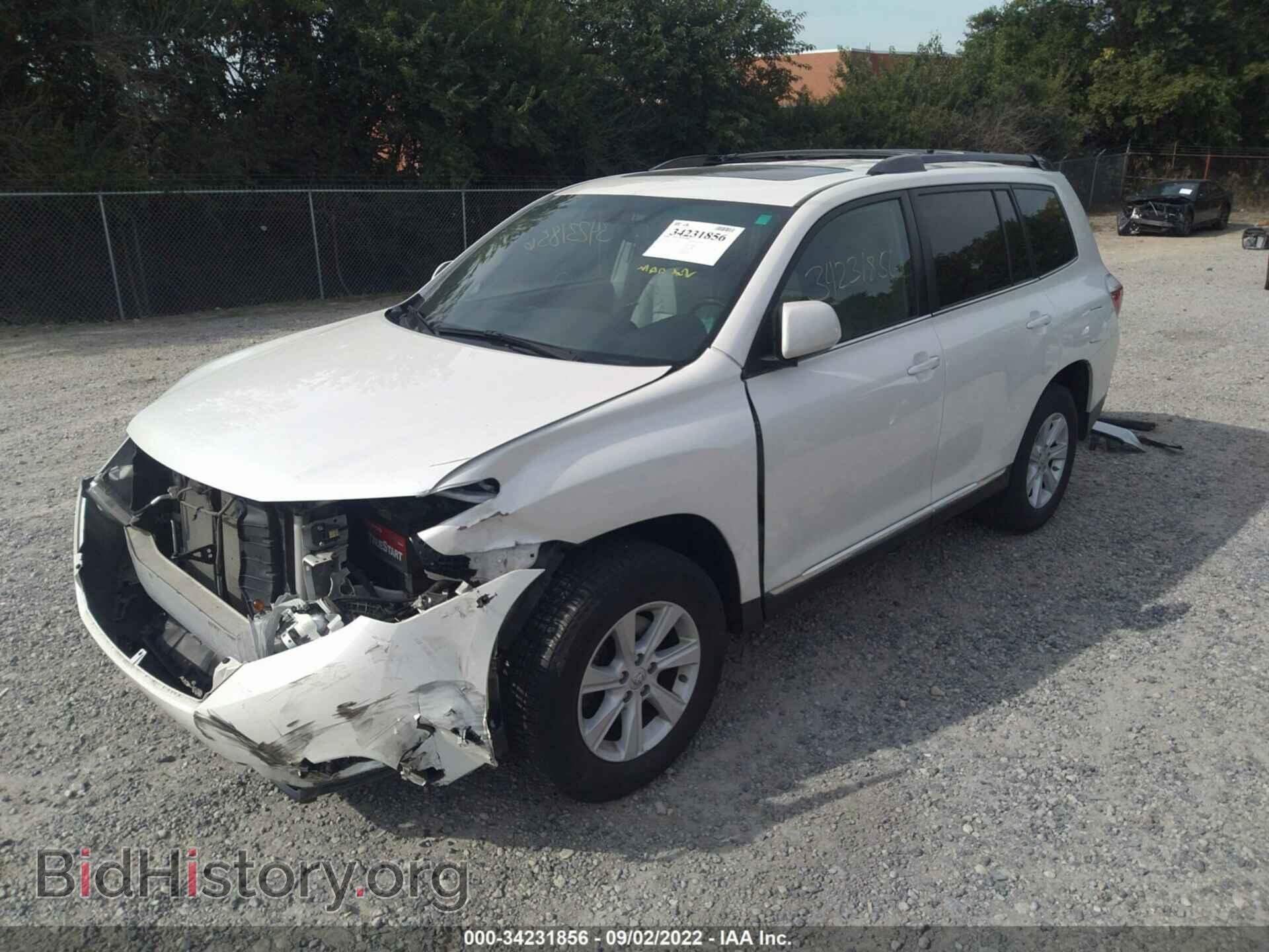 2012 TOYOTA HIGHLANDER - VIN: 5TDBK3EH7CS158484 - Фото 2