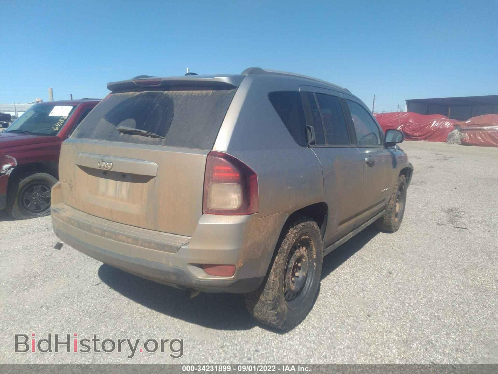 2016 JEEP COMPASS - VIN: 1C4NJDBB6GD756590 - Фото 4
