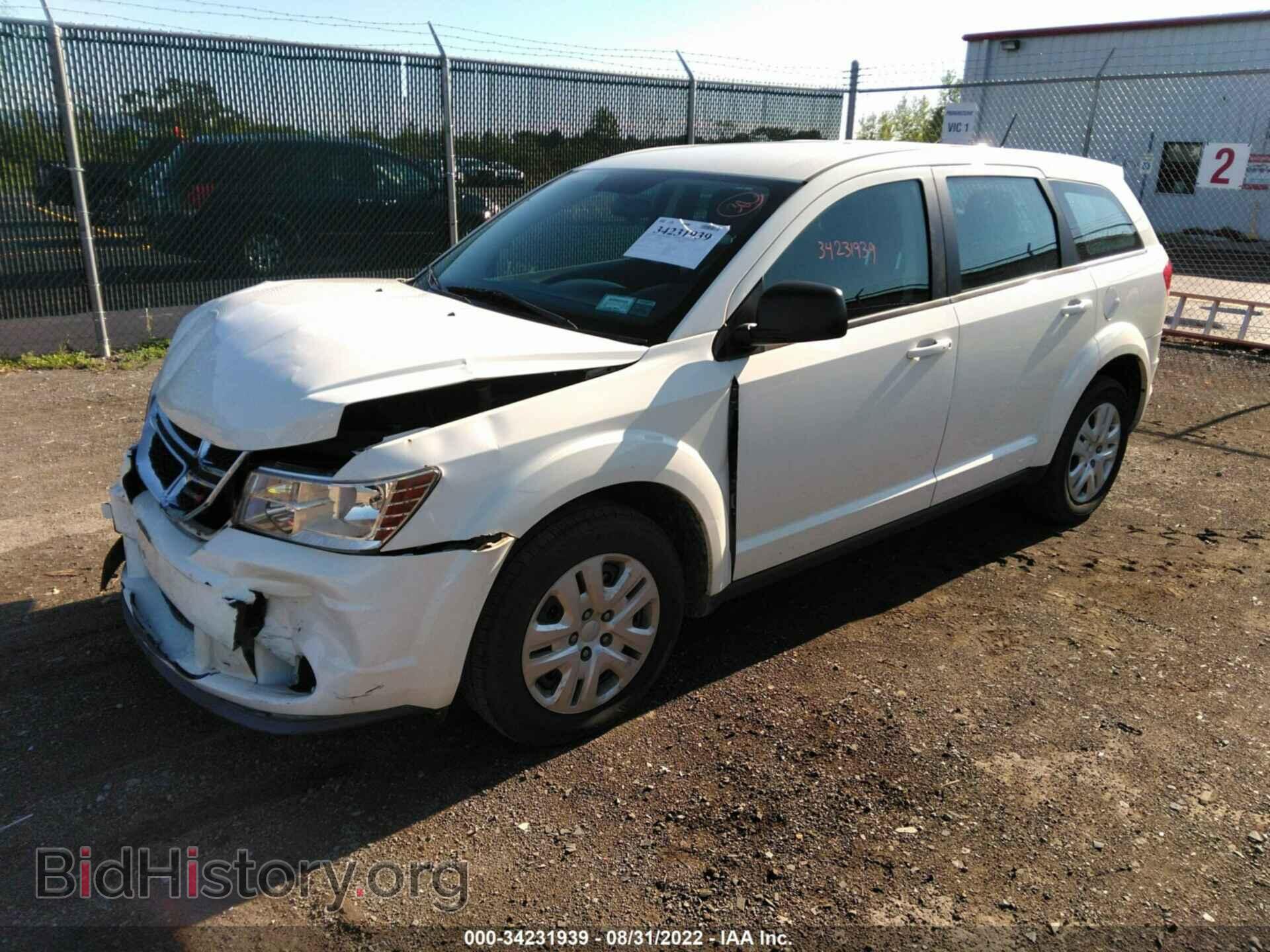 2014 DODGE JOURNEY - VIN: 3C4PDCAB7ET112308 - Фото 2