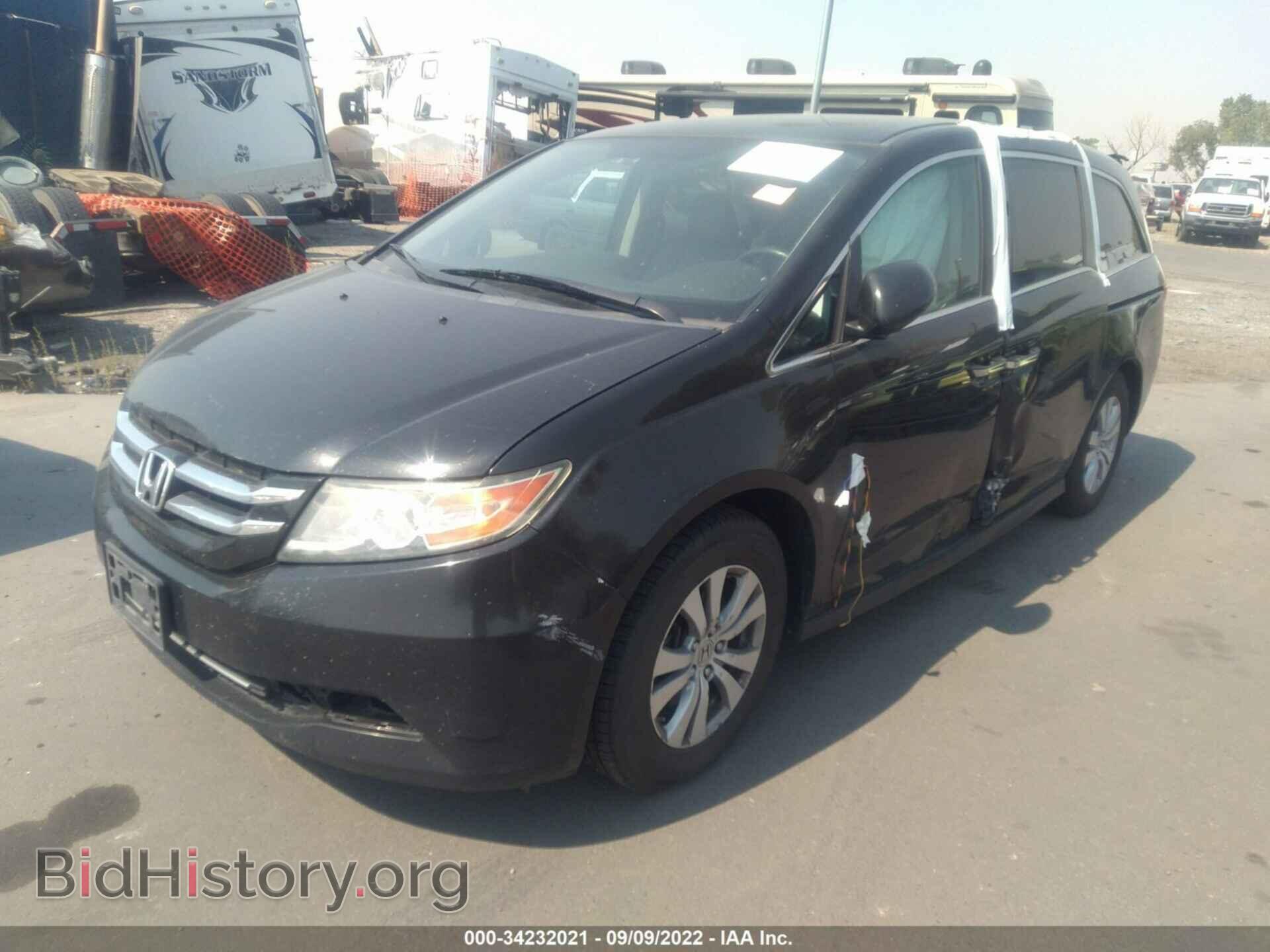 2014 HONDA ODYSSEY - VIN: 5FNRL5H42EB127361 - Фото 2