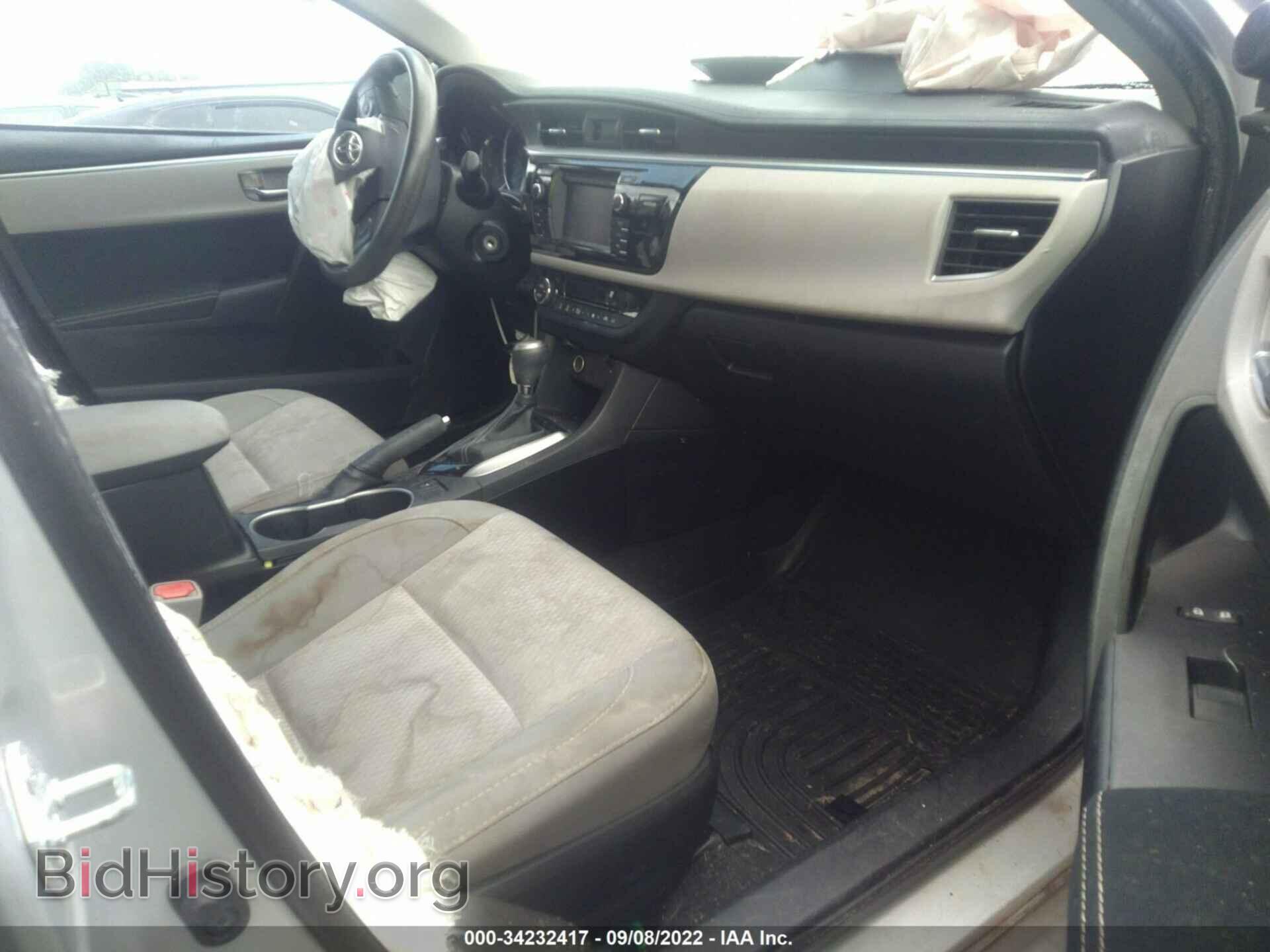 2014 TOYOTA COROLLA - VIN: 2T1BURHEXEC199637 - Фото 5