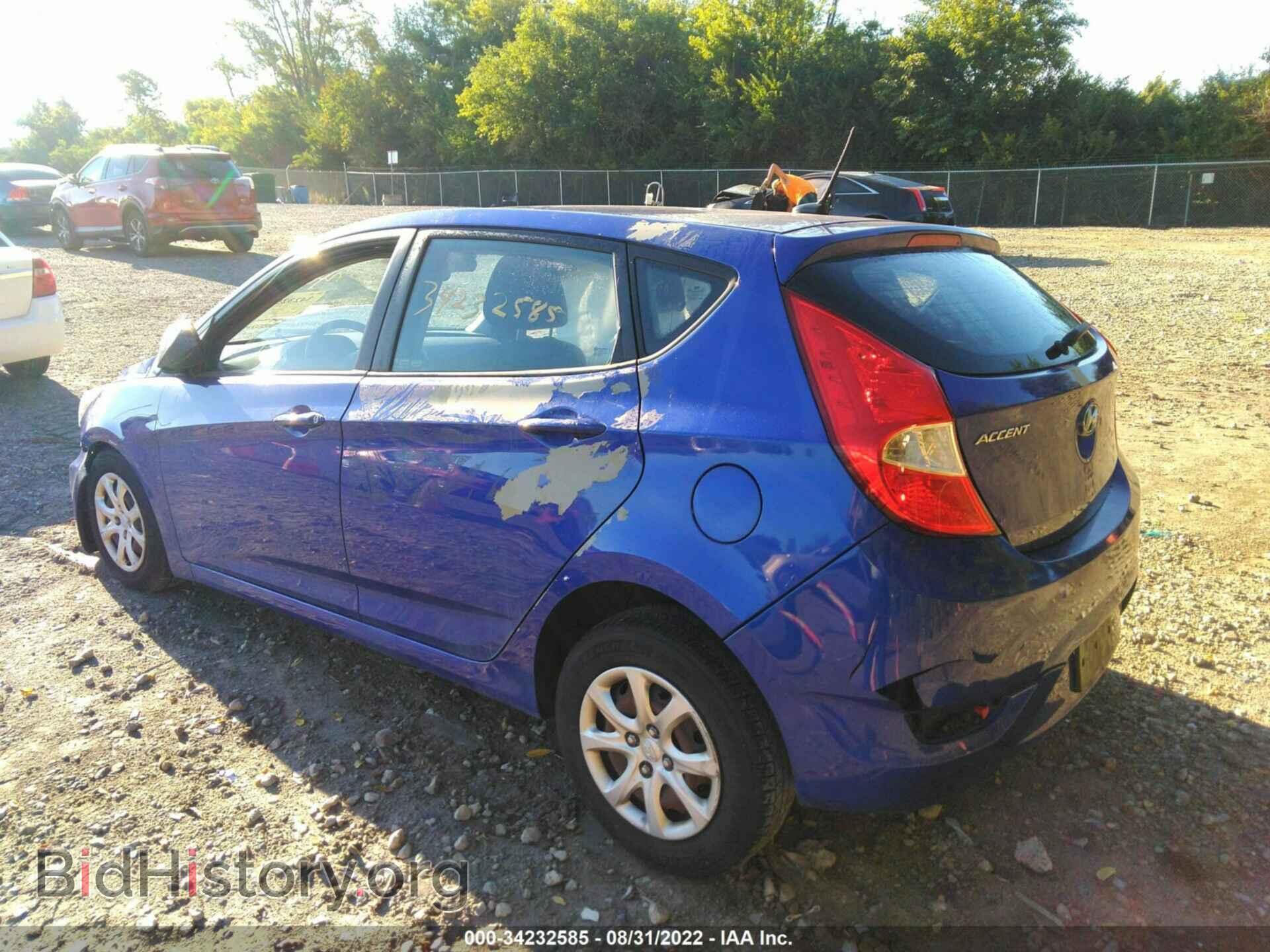 2012 HYUNDAI ACCENT - VIN: KMHCT5AE6CU015896 - Фото 3