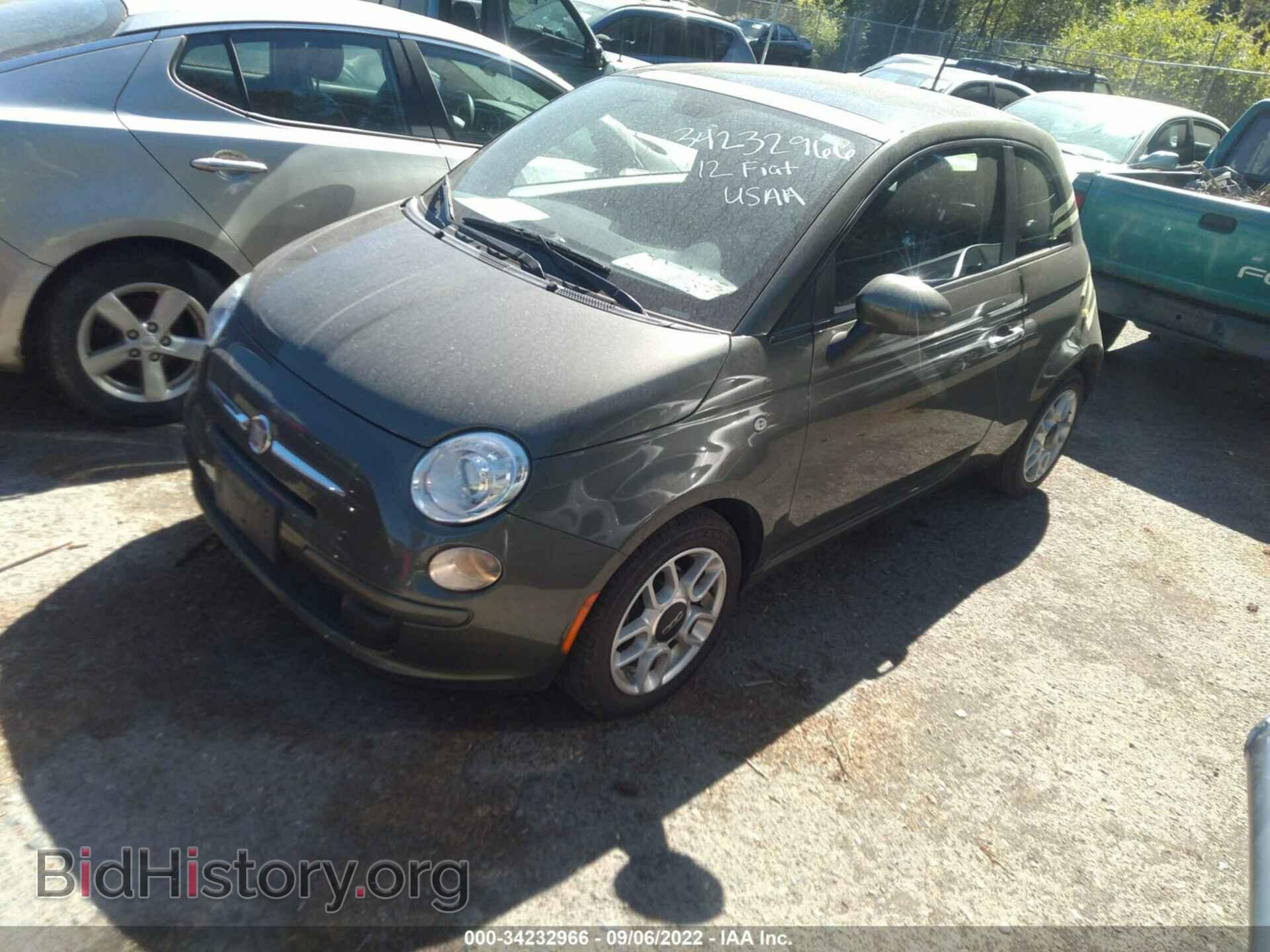 2012 FIAT 500 - VIN: 3C3CFFAR4CT117149 - Фото 2