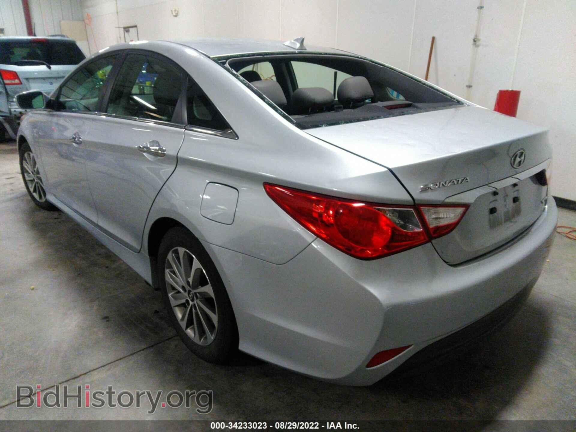 2014 HYUNDAI SONATA - VIN: 5NPEC4ACXEH887162 - Фото 3