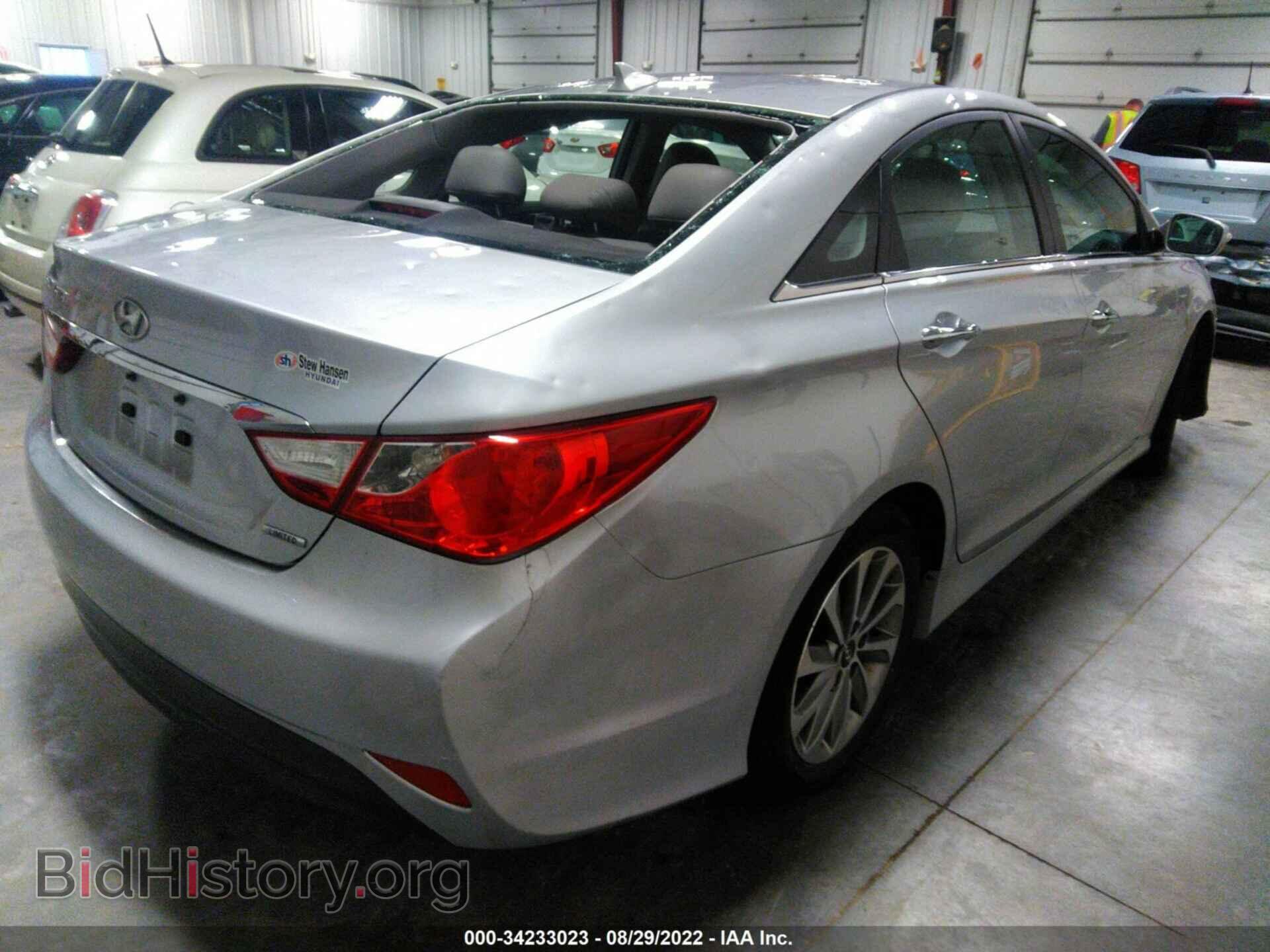 2014 HYUNDAI SONATA - VIN: 5NPEC4ACXEH887162 - Фото 4