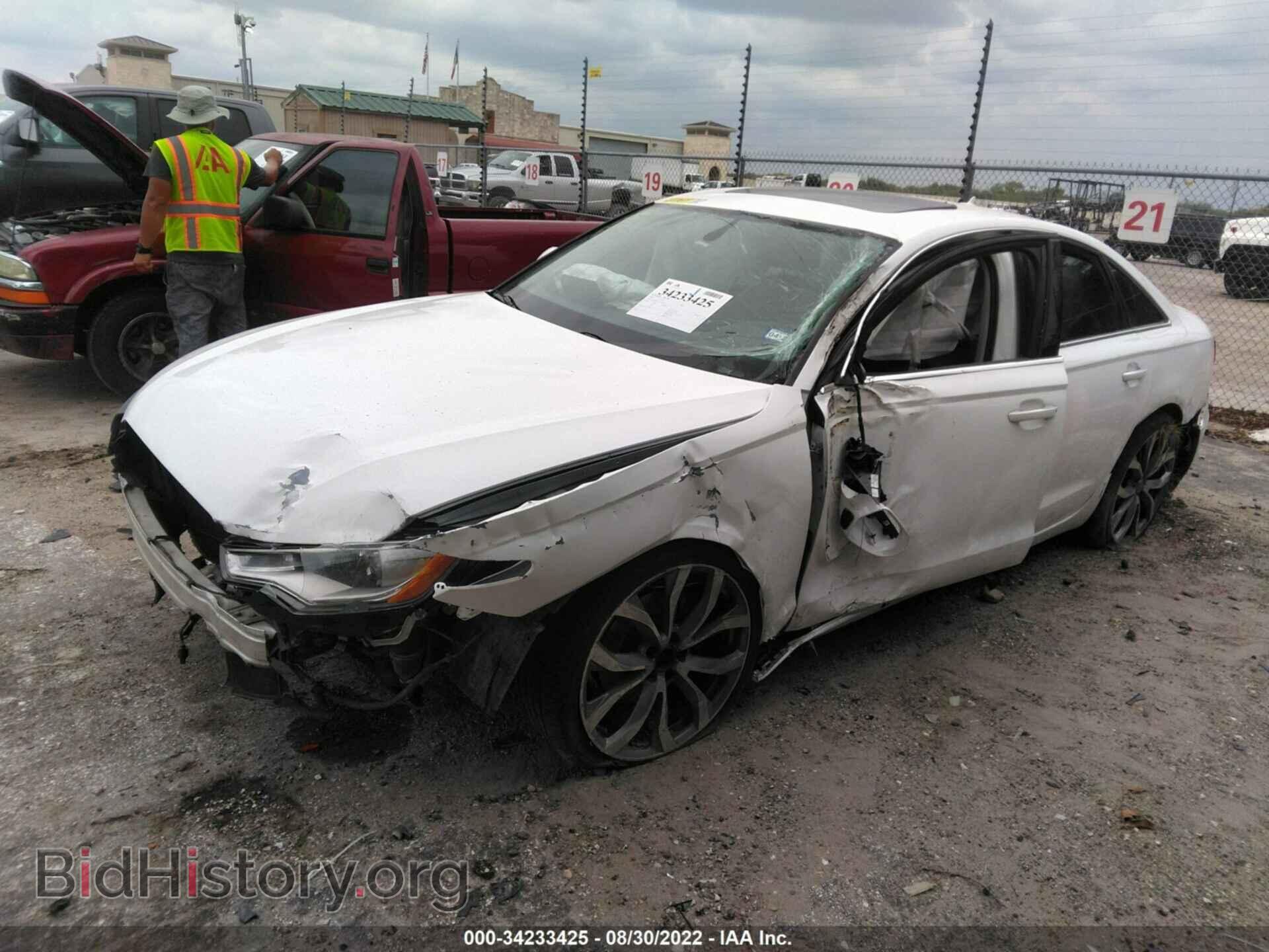 2013 AUDI A6 - VIN: WAUGFAFC3DN117341 - Фото 2