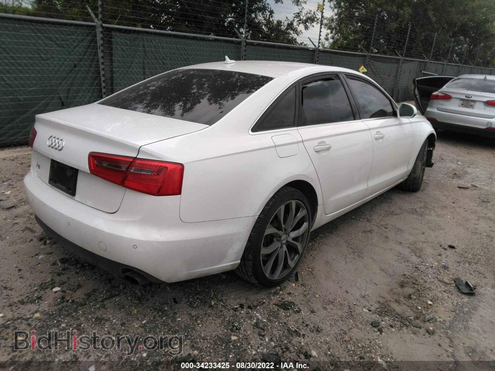 2013 AUDI A6 - VIN: WAUGFAFC3DN117341 - Фото 4