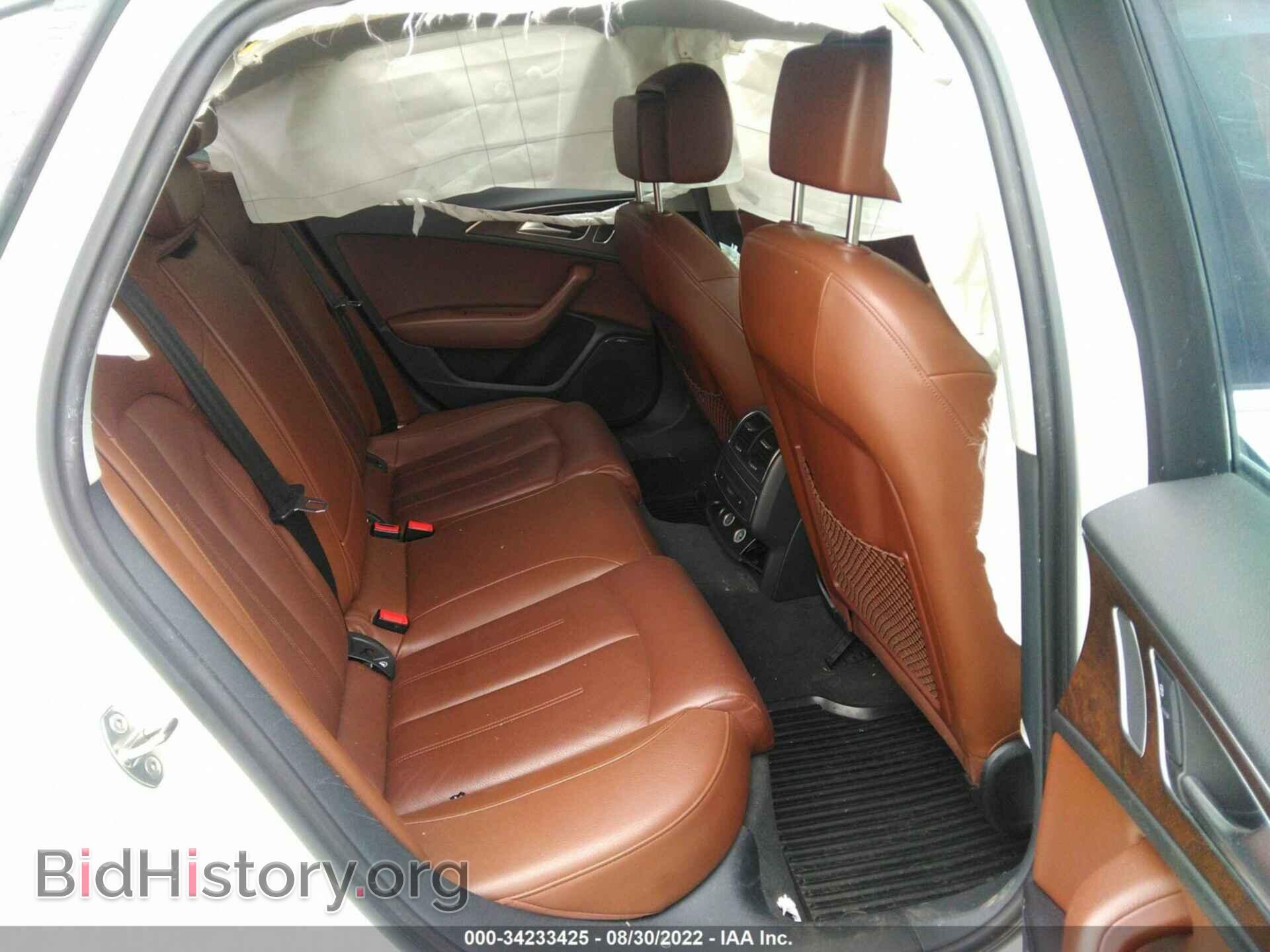 2013 AUDI A6 - VIN: WAUGFAFC3DN117341 - Фото 8