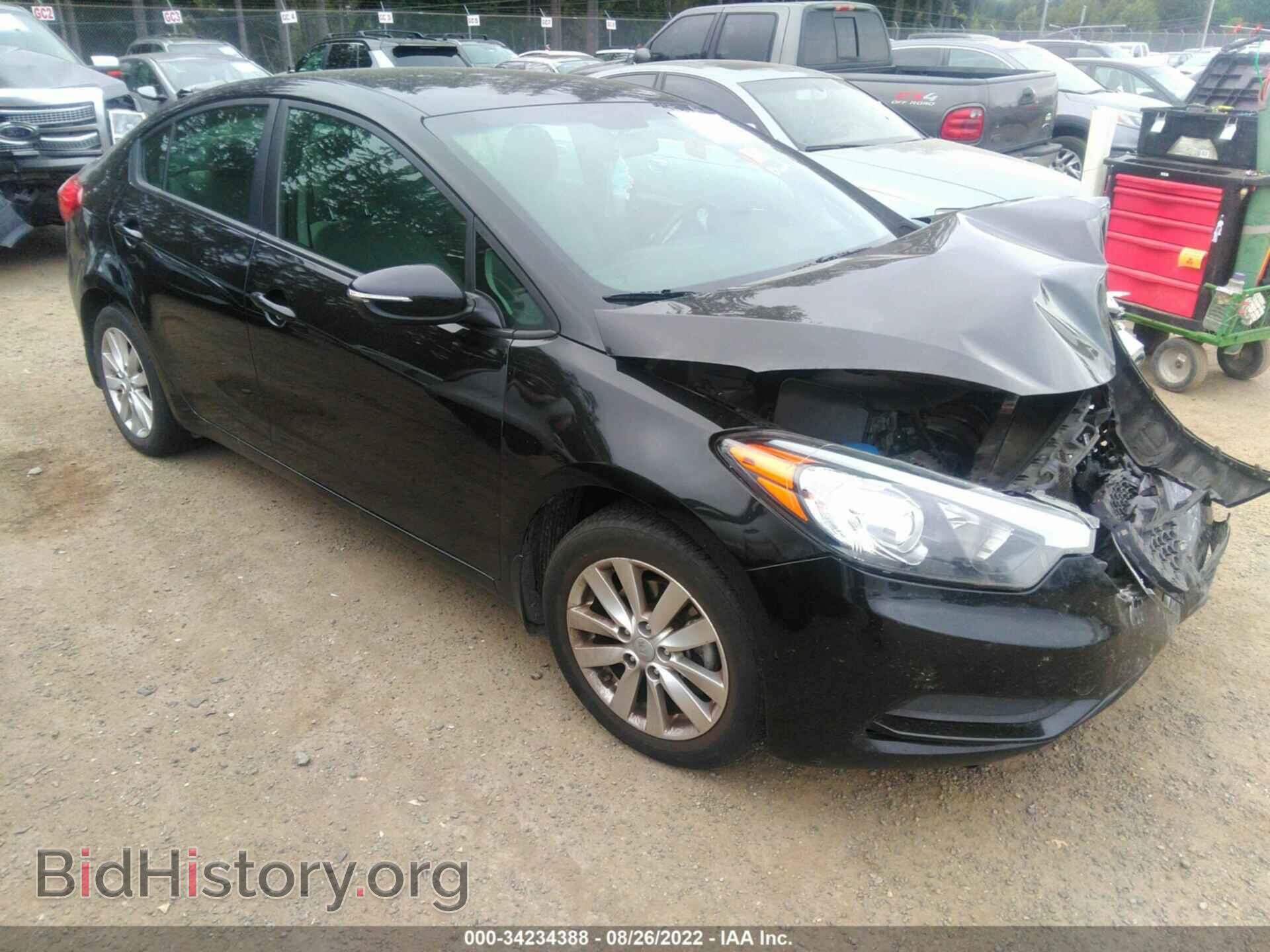 Photo KNAFX4A64E5163595 - KIA FORTE 2014