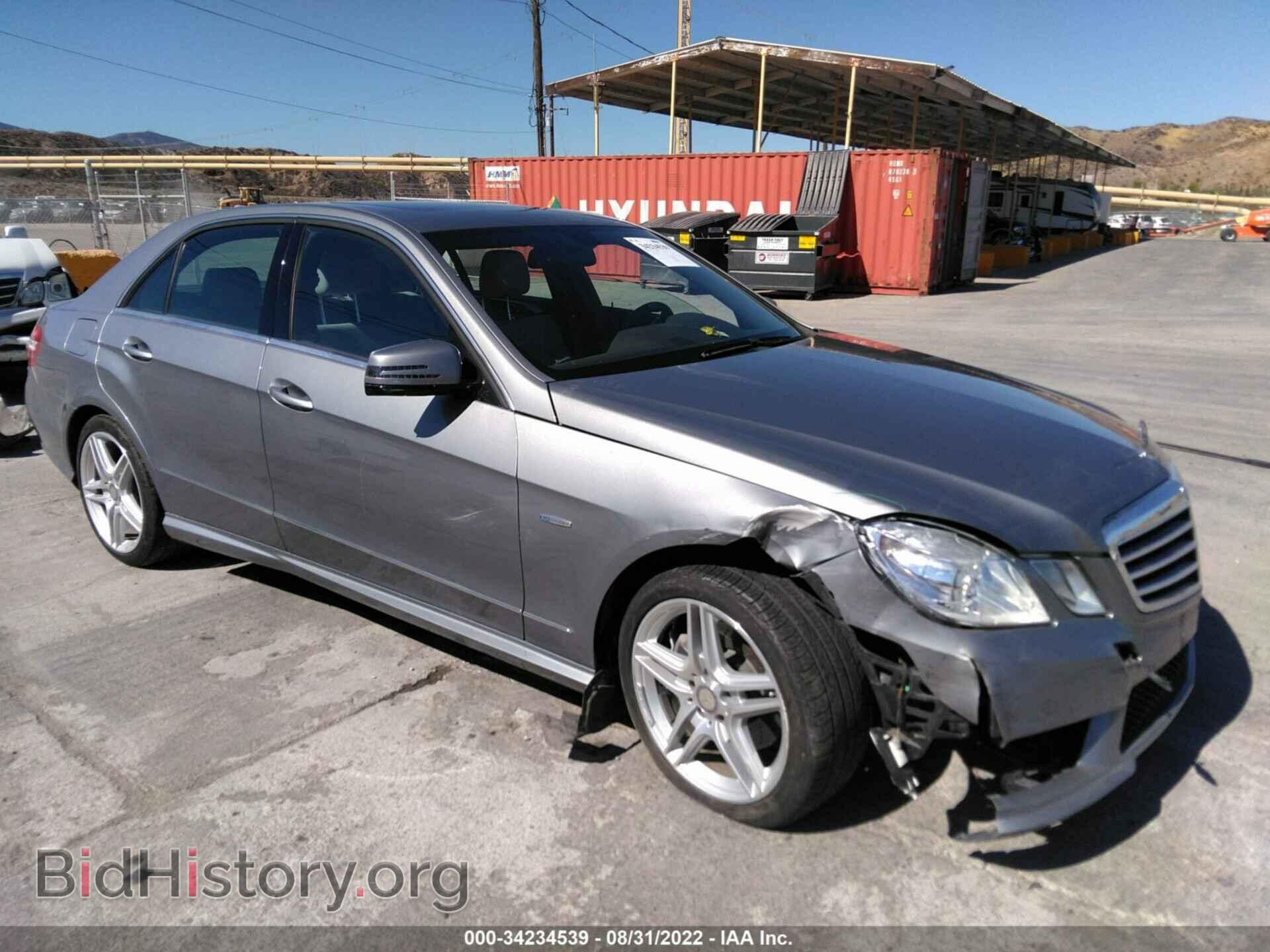 Photo WDDHF5KB4CA521000 - MERCEDES-BENZ E-CLASS 2012